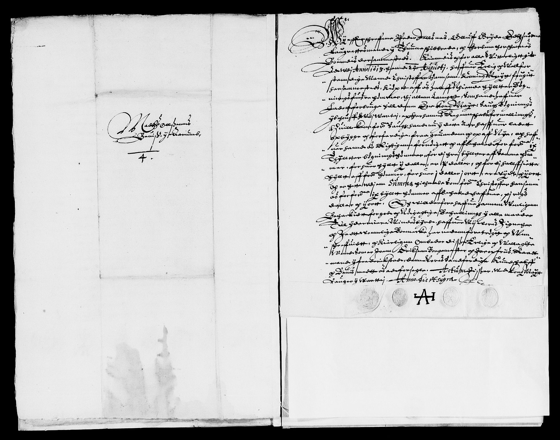 Rentekammeret inntil 1814, Reviderte regnskaper, Lensregnskaper, AV/RA-EA-5023/R/Rb/Rba/L0033: Akershus len, 1613-1614