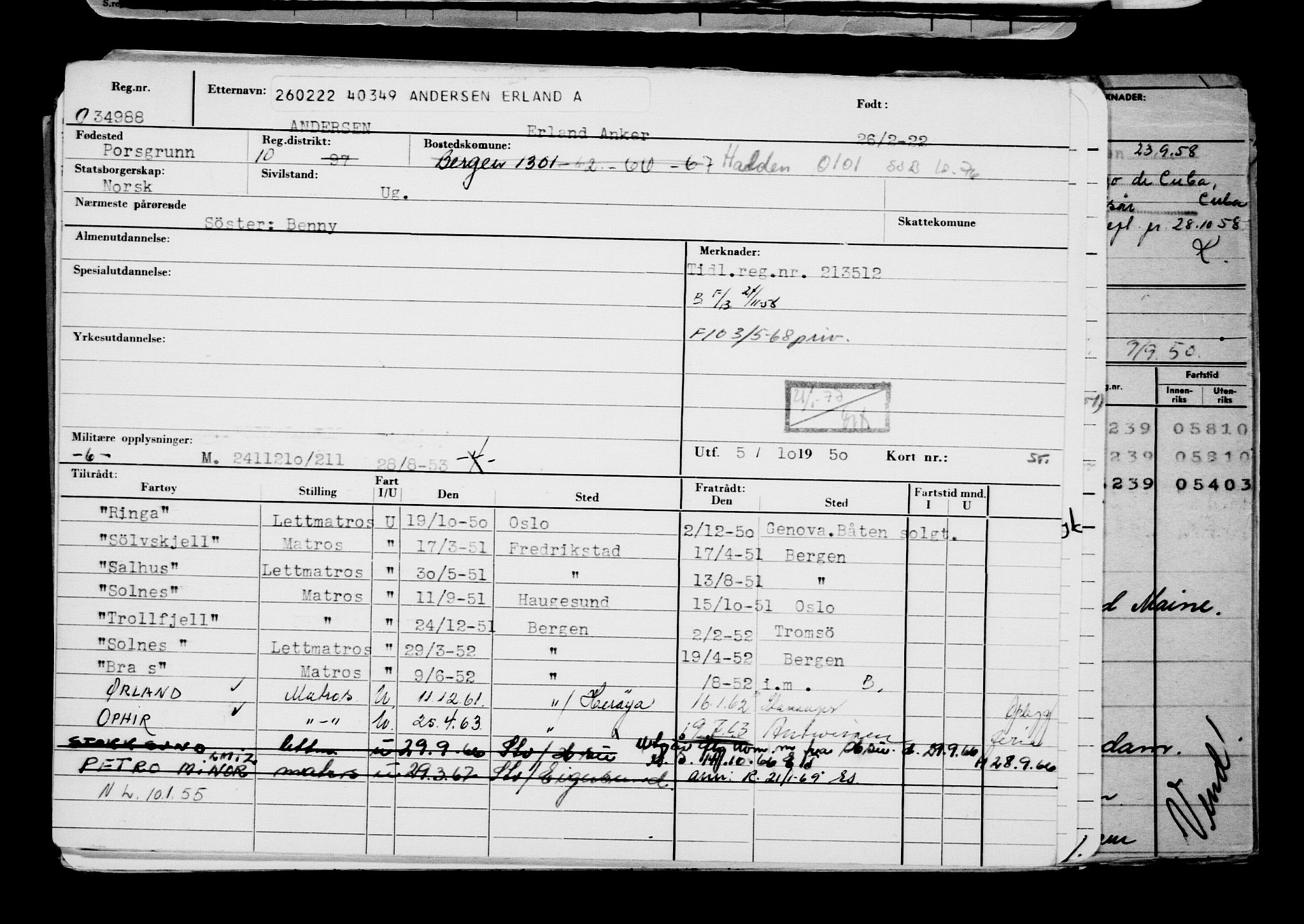 Direktoratet for sjømenn, AV/RA-S-3545/G/Gb/L0203: Hovedkort, 1922, s. 386