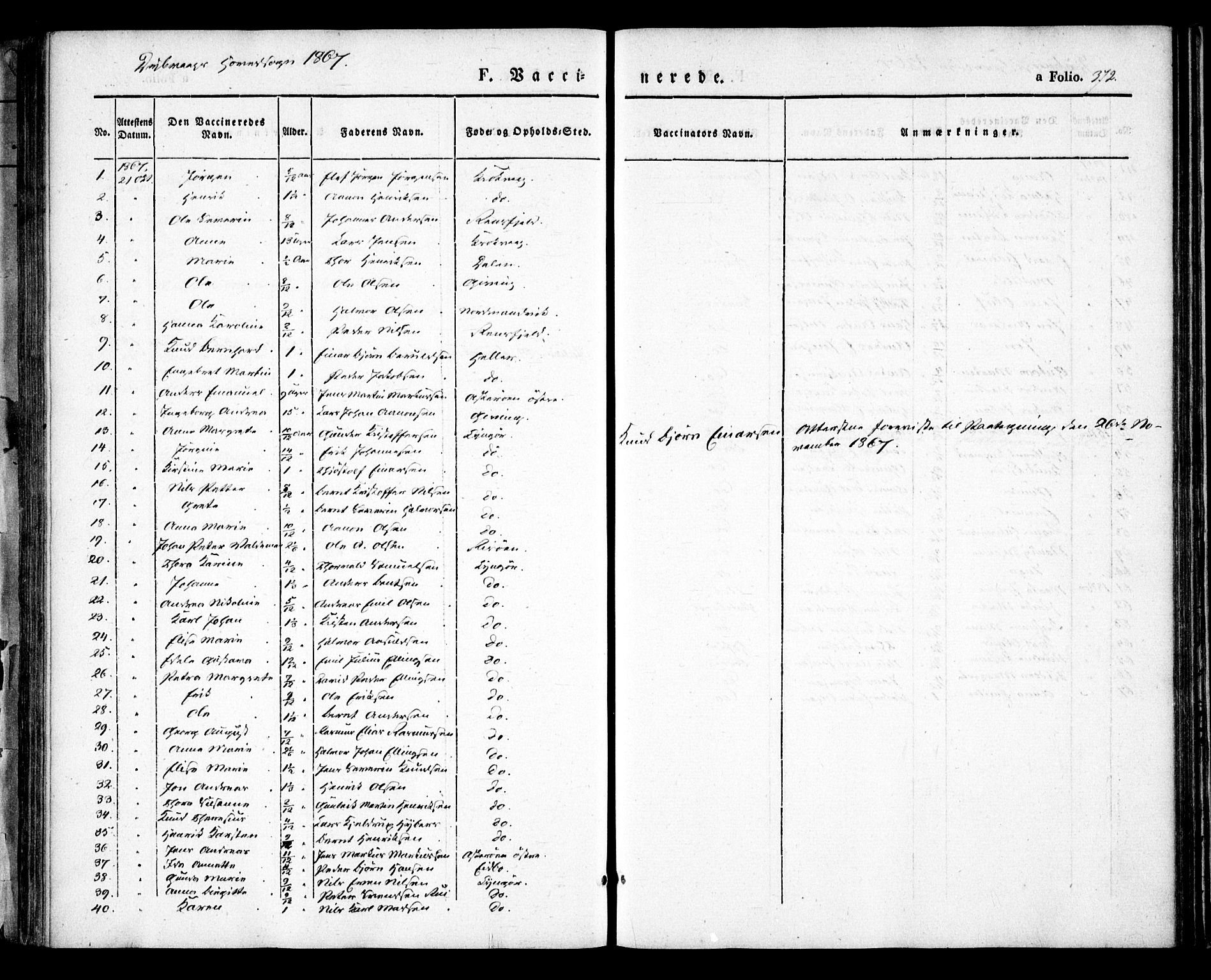 Dypvåg sokneprestkontor, SAK/1111-0007/F/Fa/Faa/L0005: Ministerialbok nr. A 5, 1841-1854, s. 372