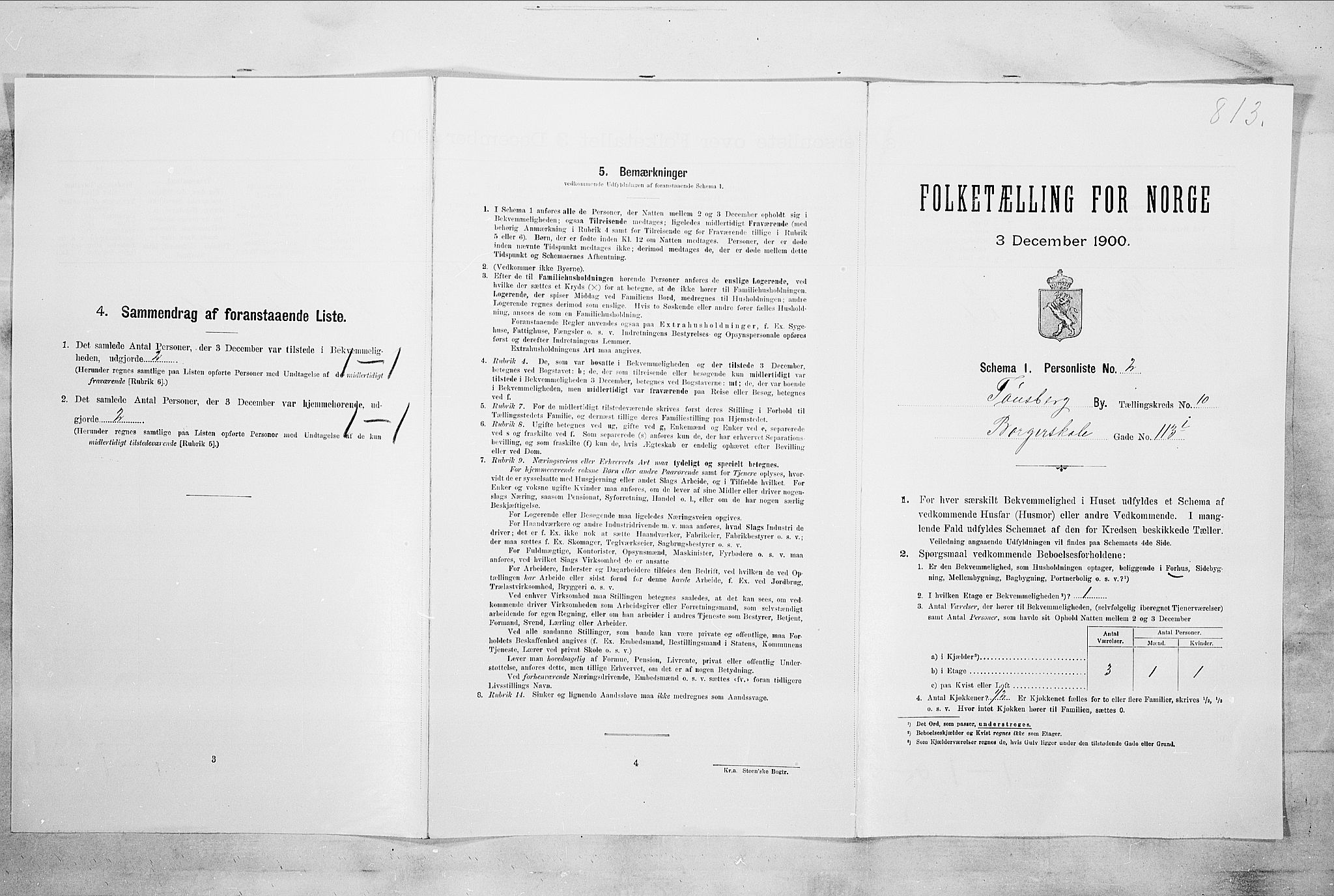 RA, Folketelling 1900 for 0705 Tønsberg kjøpstad, 1900, s. 5311