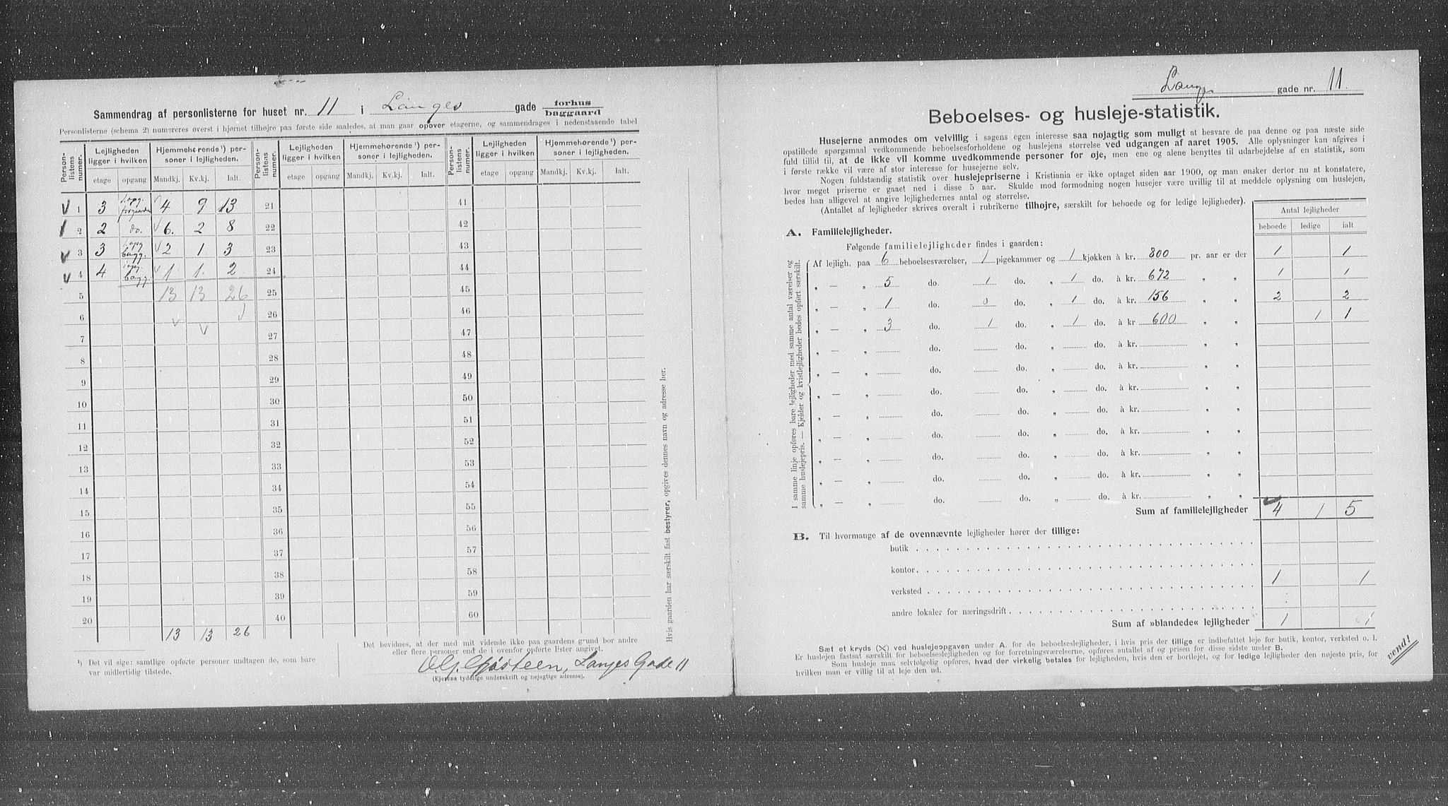 OBA, Kommunal folketelling 31.12.1905 for Kristiania kjøpstad, 1905, s. 29586