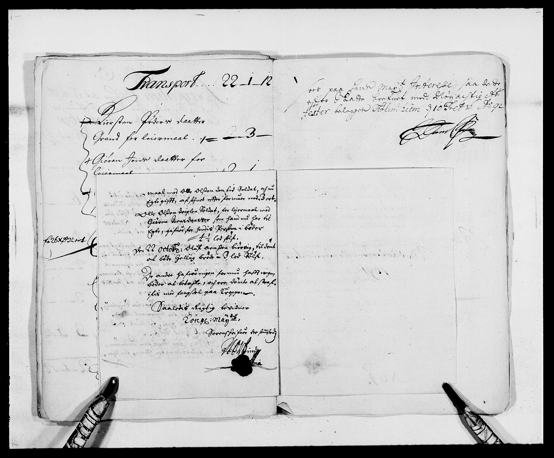 Rentekammeret inntil 1814, Reviderte regnskaper, Fogderegnskap, AV/RA-EA-4092/R63/L4307: Fogderegnskap Inderøy, 1690-1691, s. 406