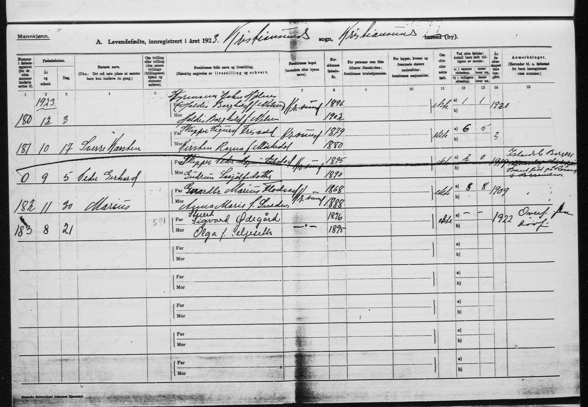 Ministerialprotokoller, klokkerbøker og fødselsregistre - Møre og Romsdal, AV/SAT-A-1454/572/L0864: Ministerialbok nr. 572D08, 1921-1935