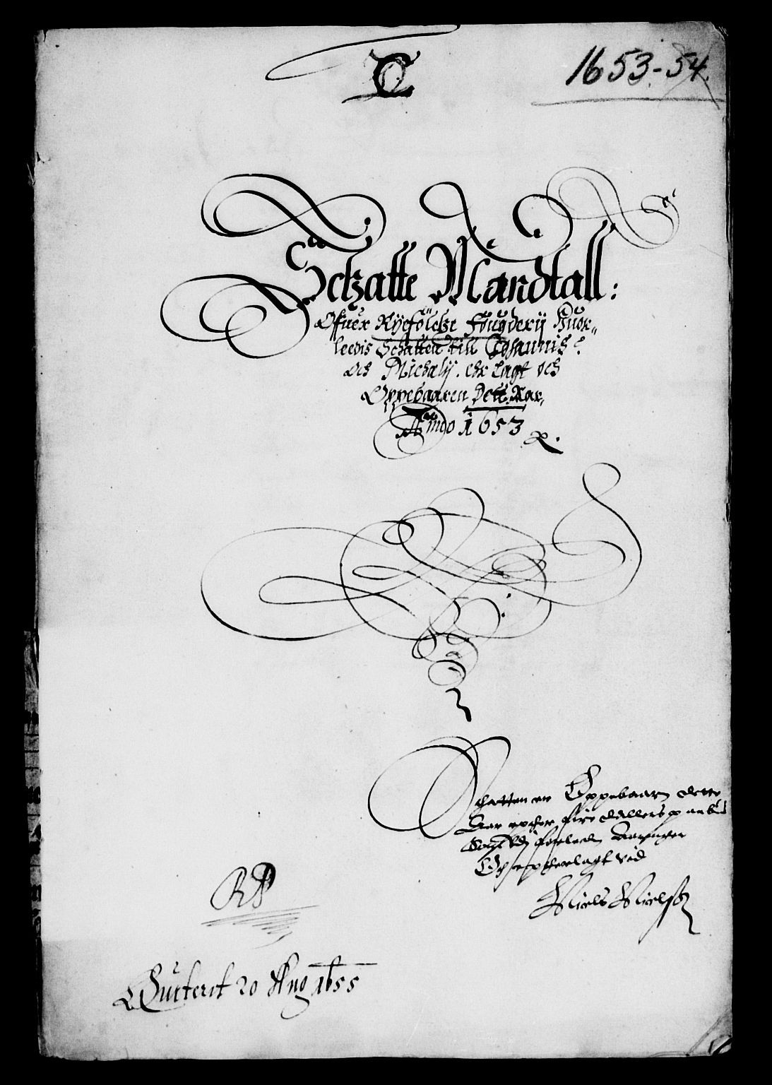 Rentekammeret inntil 1814, Reviderte regnskaper, Lensregnskaper, AV/RA-EA-5023/R/Rb/Rbs/L0035: Stavanger len, 1648-1655
