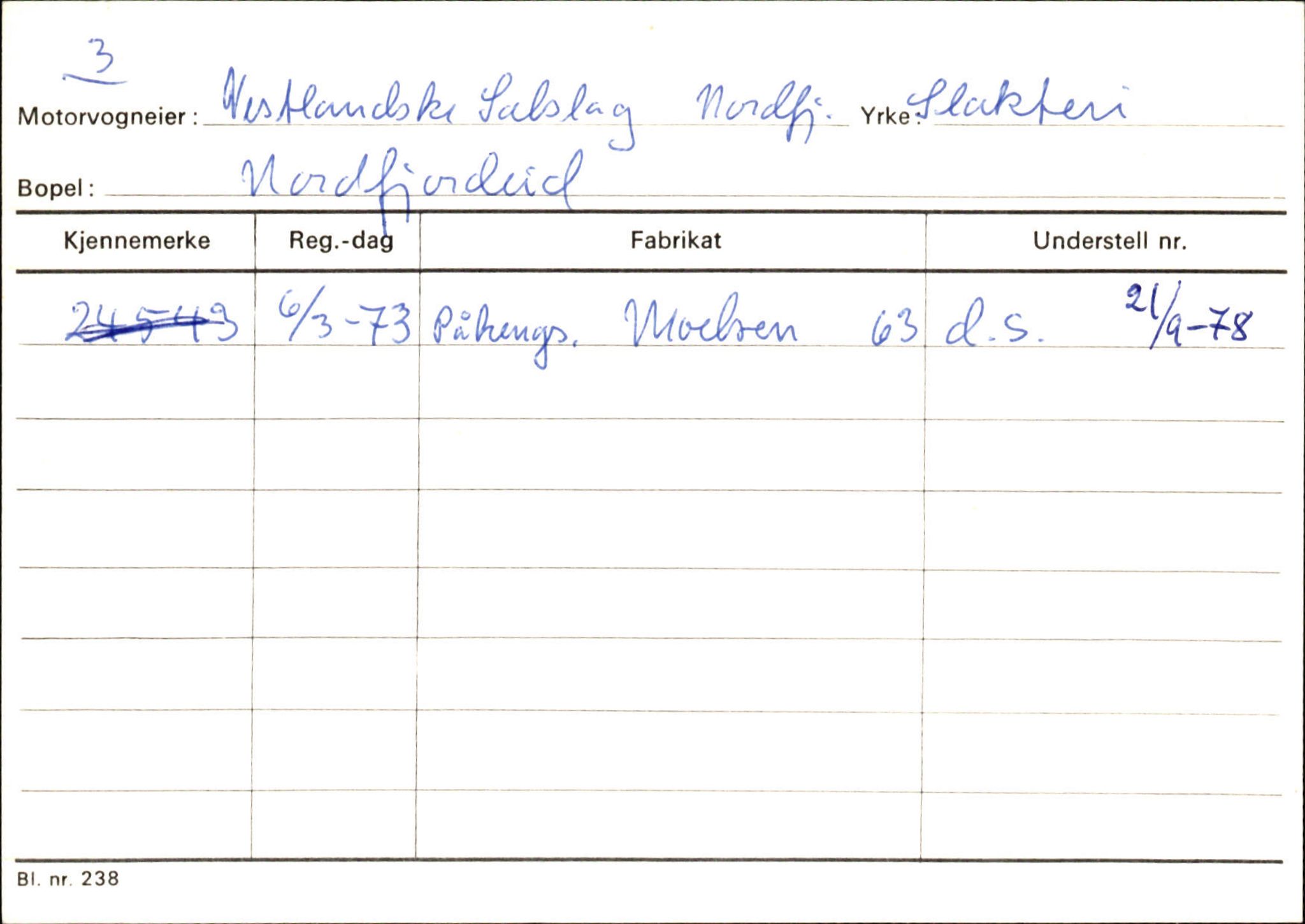 Statens vegvesen, Sogn og Fjordane vegkontor, AV/SAB-A-5301/4/F/L0130: Eigarregister Eid T-Å. Høyanger A-O, 1945-1975, s. 163