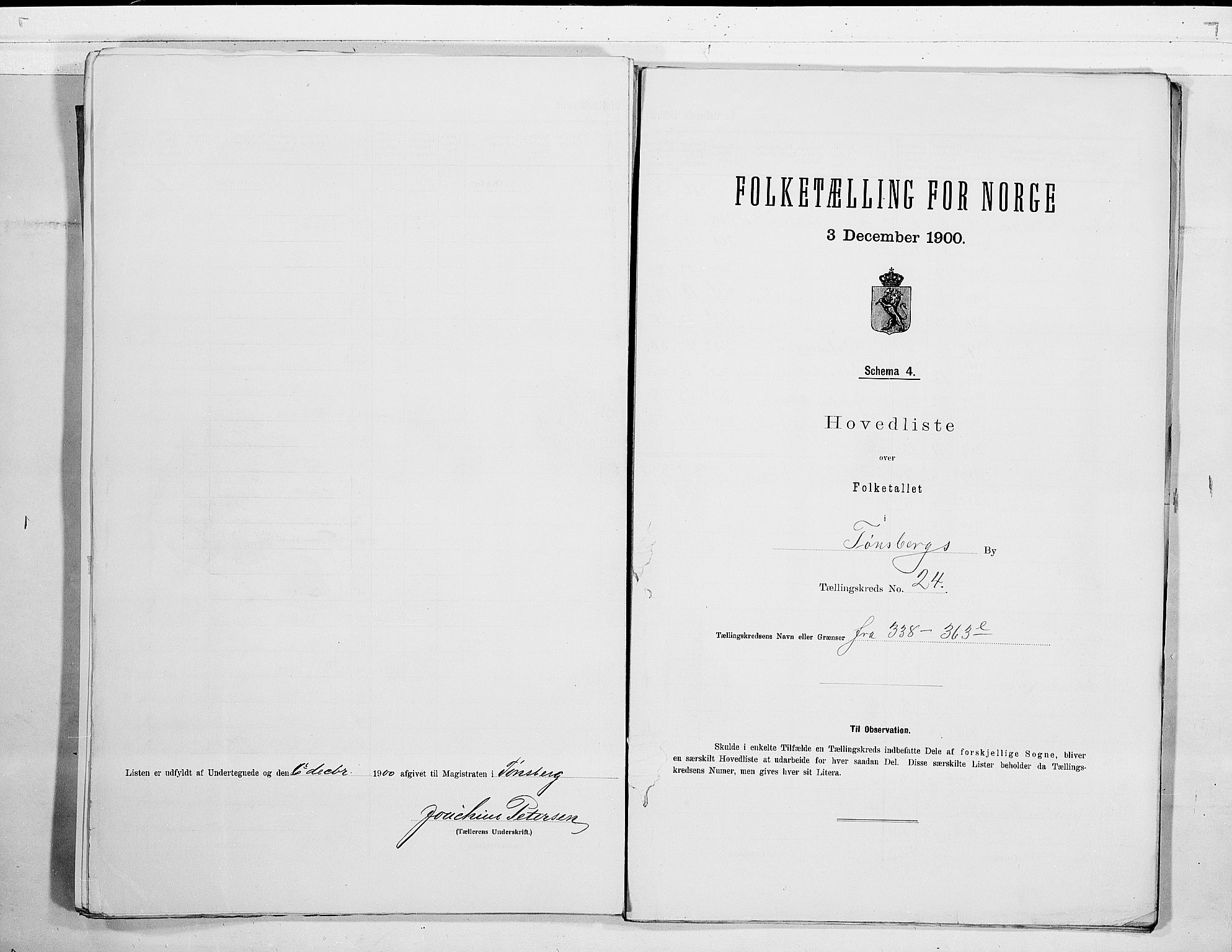 RA, Folketelling 1900 for 0705 Tønsberg kjøpstad, 1900, s. 50