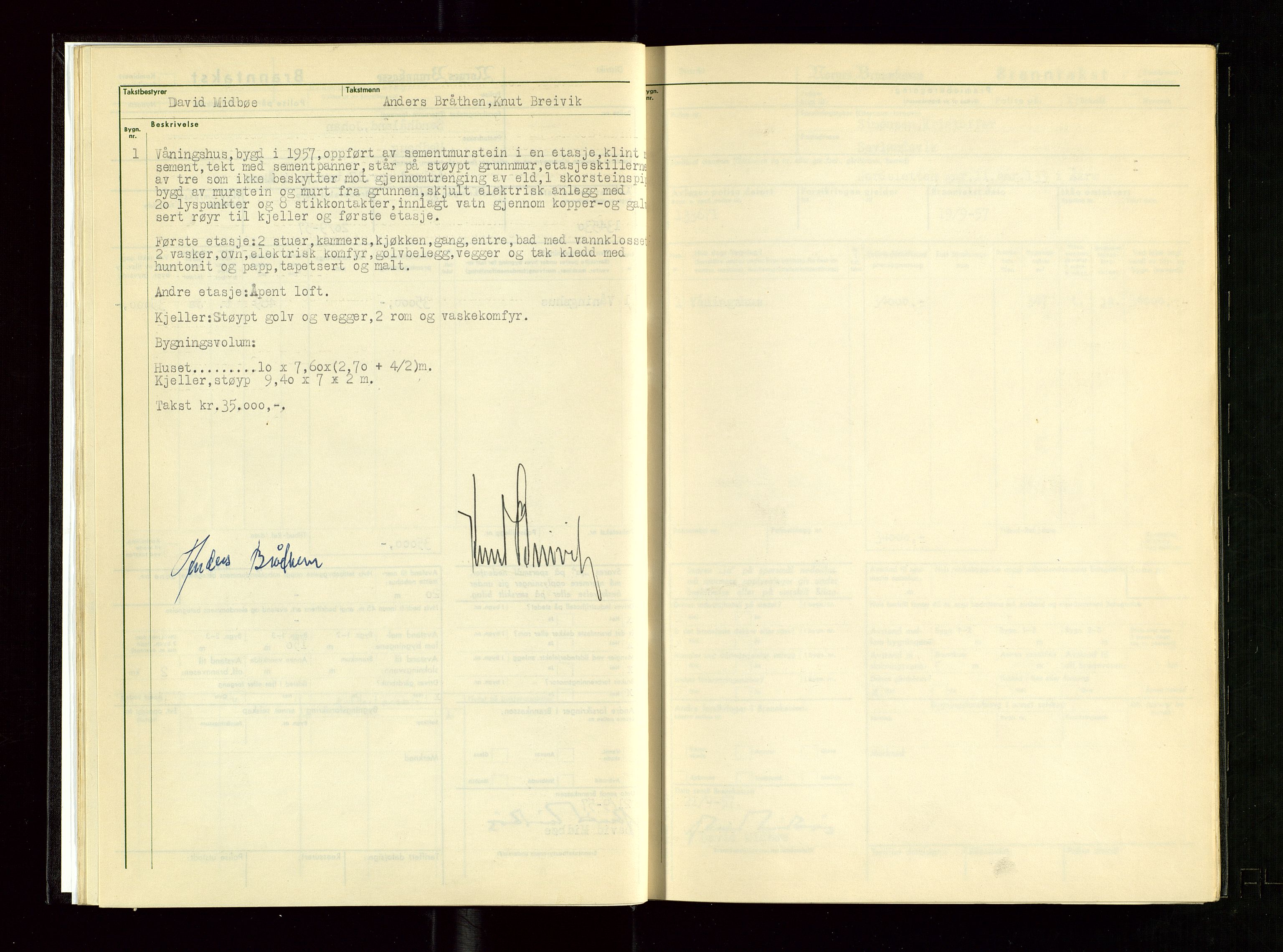 Skudenes lensmannskontor, AV/SAST-A-100444/Gob/L0004: Branntakstprotokoll, 1956-1959