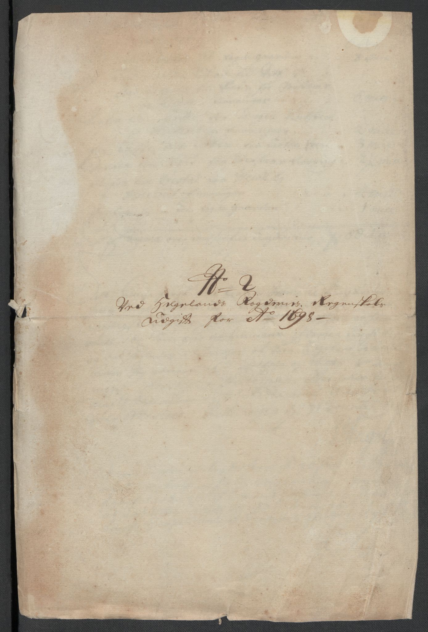 Rentekammeret inntil 1814, Reviderte regnskaper, Fogderegnskap, RA/EA-4092/R65/L4506: Fogderegnskap Helgeland, 1697-1698, s. 234