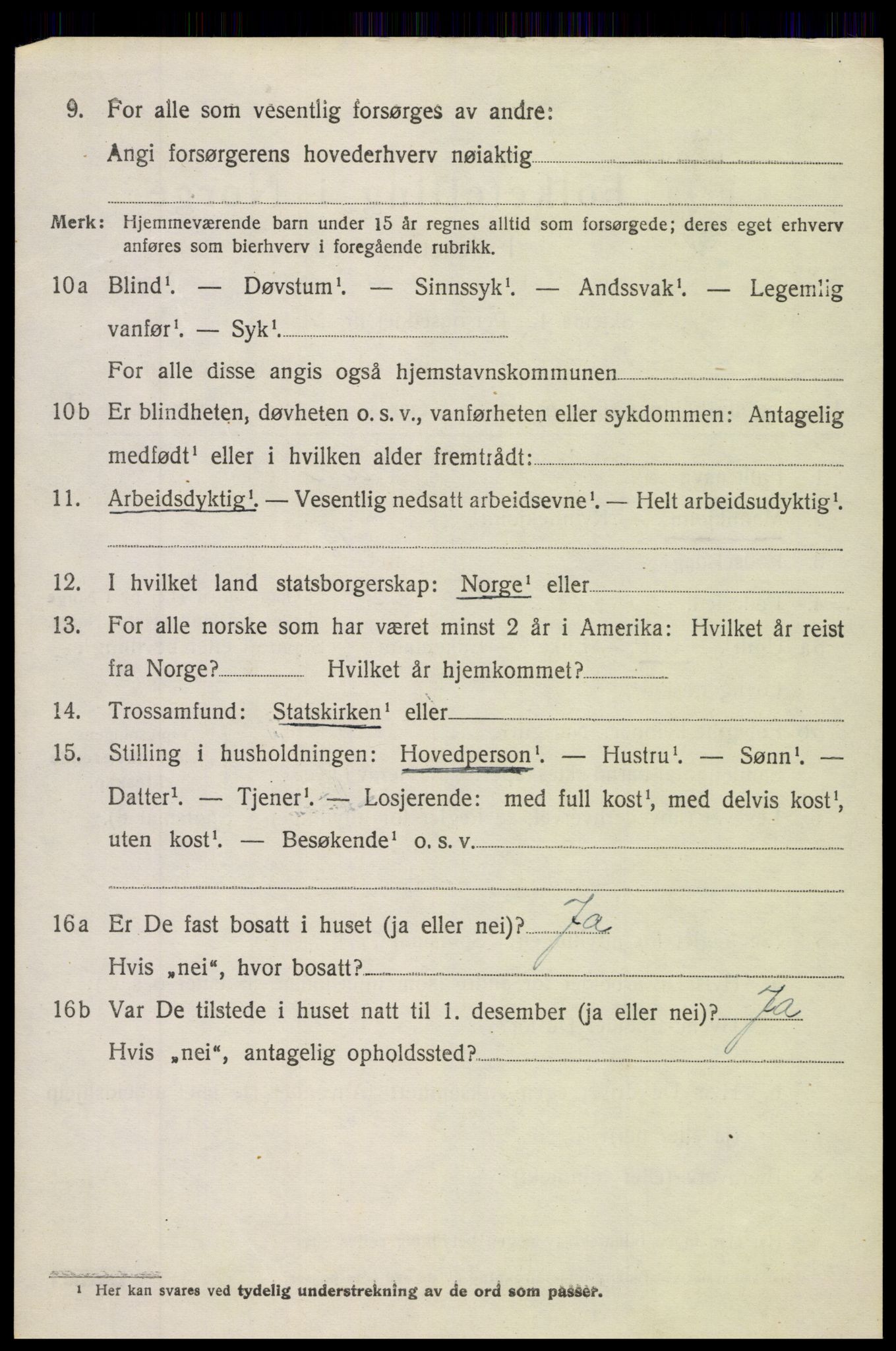 SAH, Folketelling 1920 for 0540 Sør-Aurdal herred, 1920, s. 7460