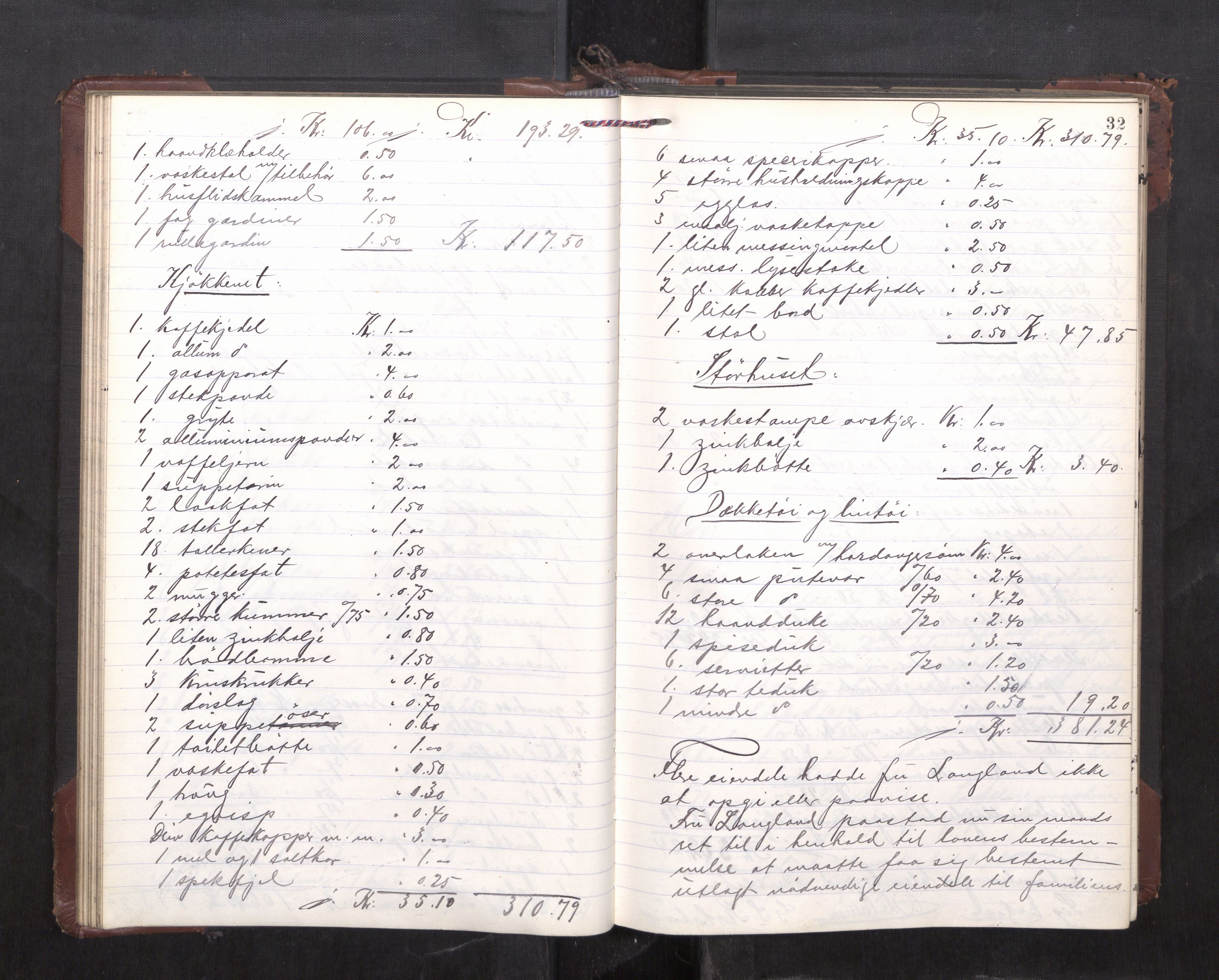 Trondheim byfogd, AV/SAT-A-0003/1/3/3C/L0036: Skifteregistreringsprotokoll - 14/4-24/9. (u/ register), 1915-1918, s. 32