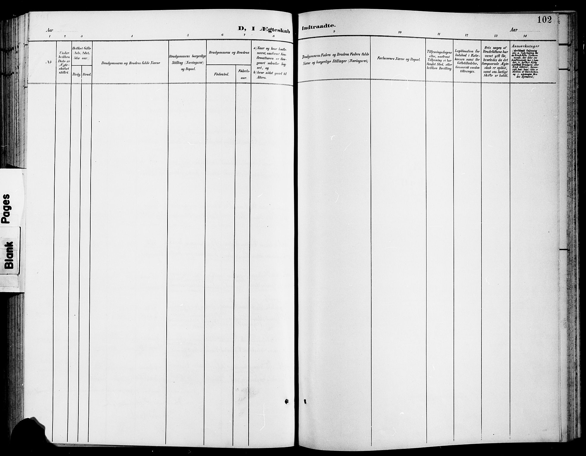 Nord-Audnedal sokneprestkontor, AV/SAK-1111-0032/F/Fb/Fbb/L0004: Klokkerbok nr. B 4, 1901-1917, s. 102