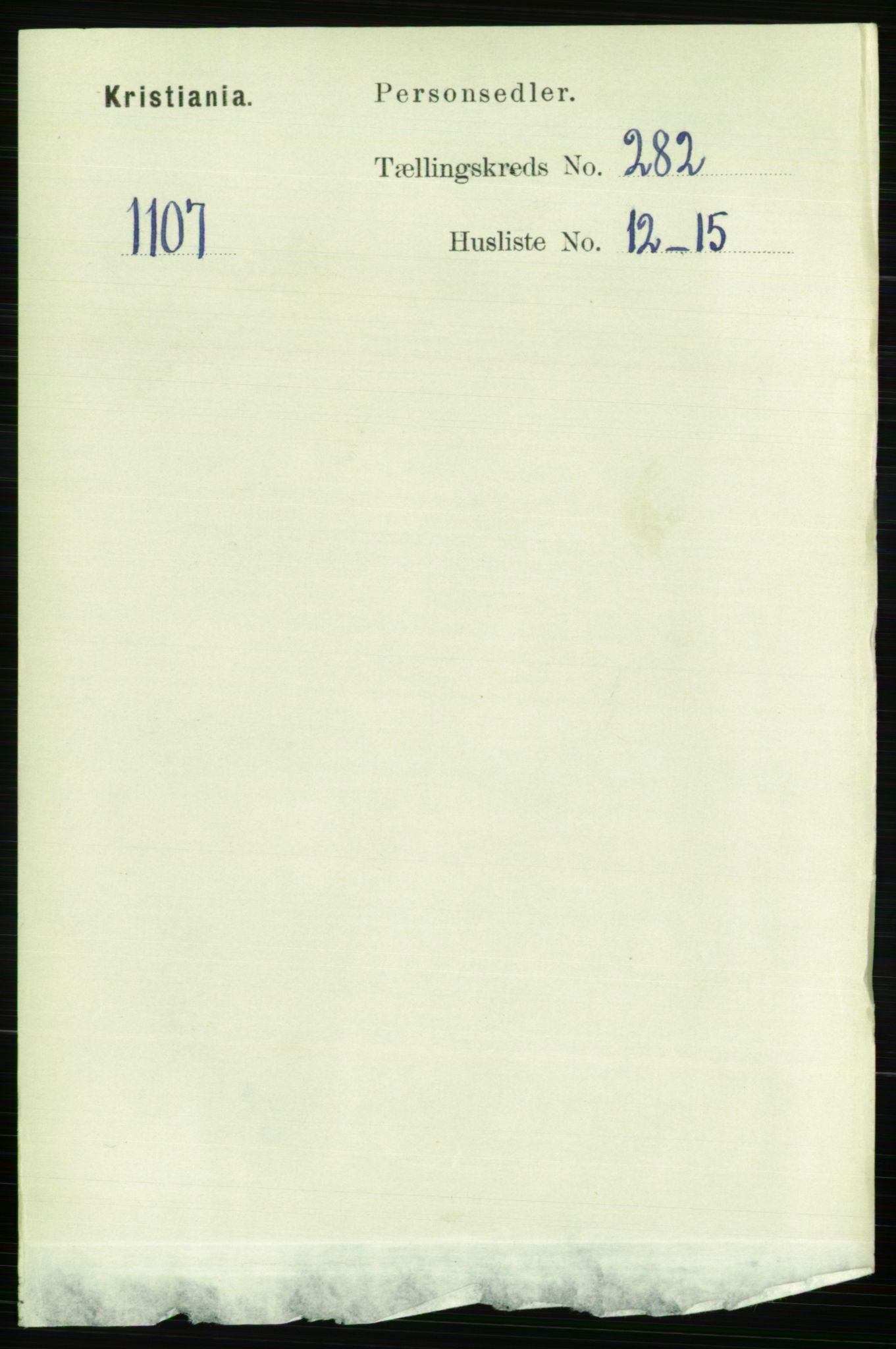 RA, Folketelling 1891 for 0301 Kristiania kjøpstad, 1891, s. 172014