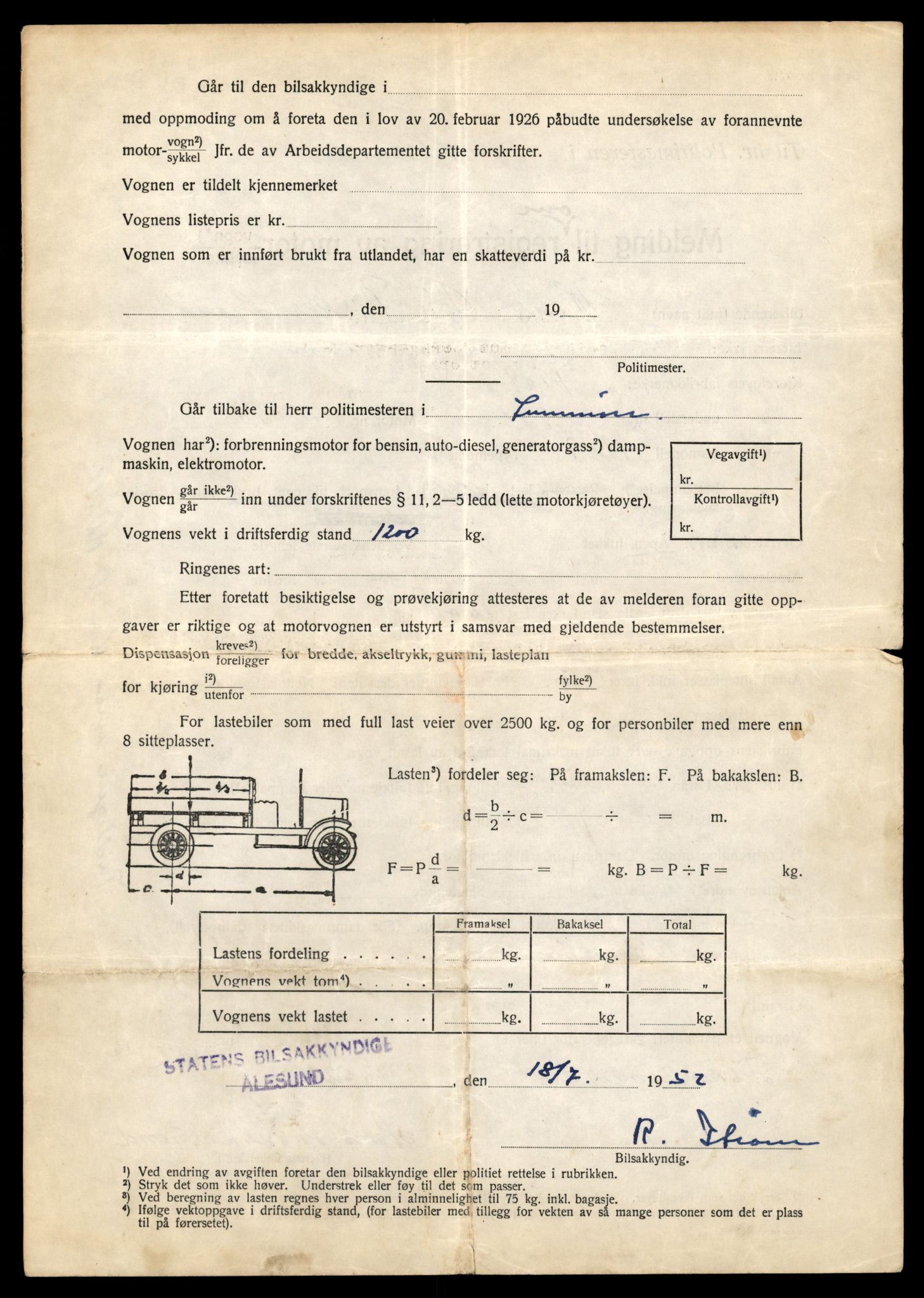 Møre og Romsdal vegkontor - Ålesund trafikkstasjon, AV/SAT-A-4099/F/Fe/L0034: Registreringskort for kjøretøy T 12500 - T 12652, 1927-1998, s. 2661