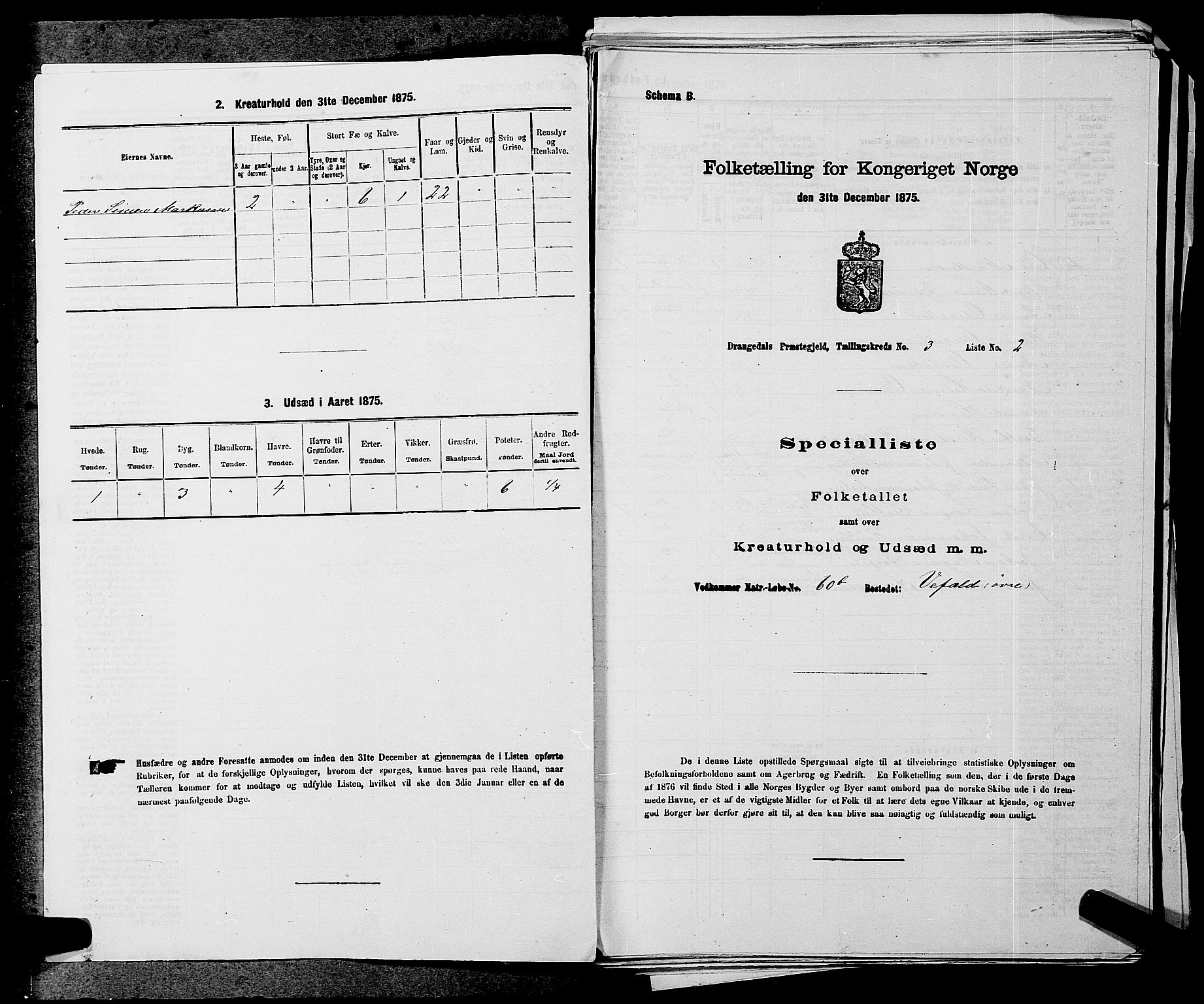 SAKO, Folketelling 1875 for 0817P Drangedal prestegjeld, 1875, s. 331