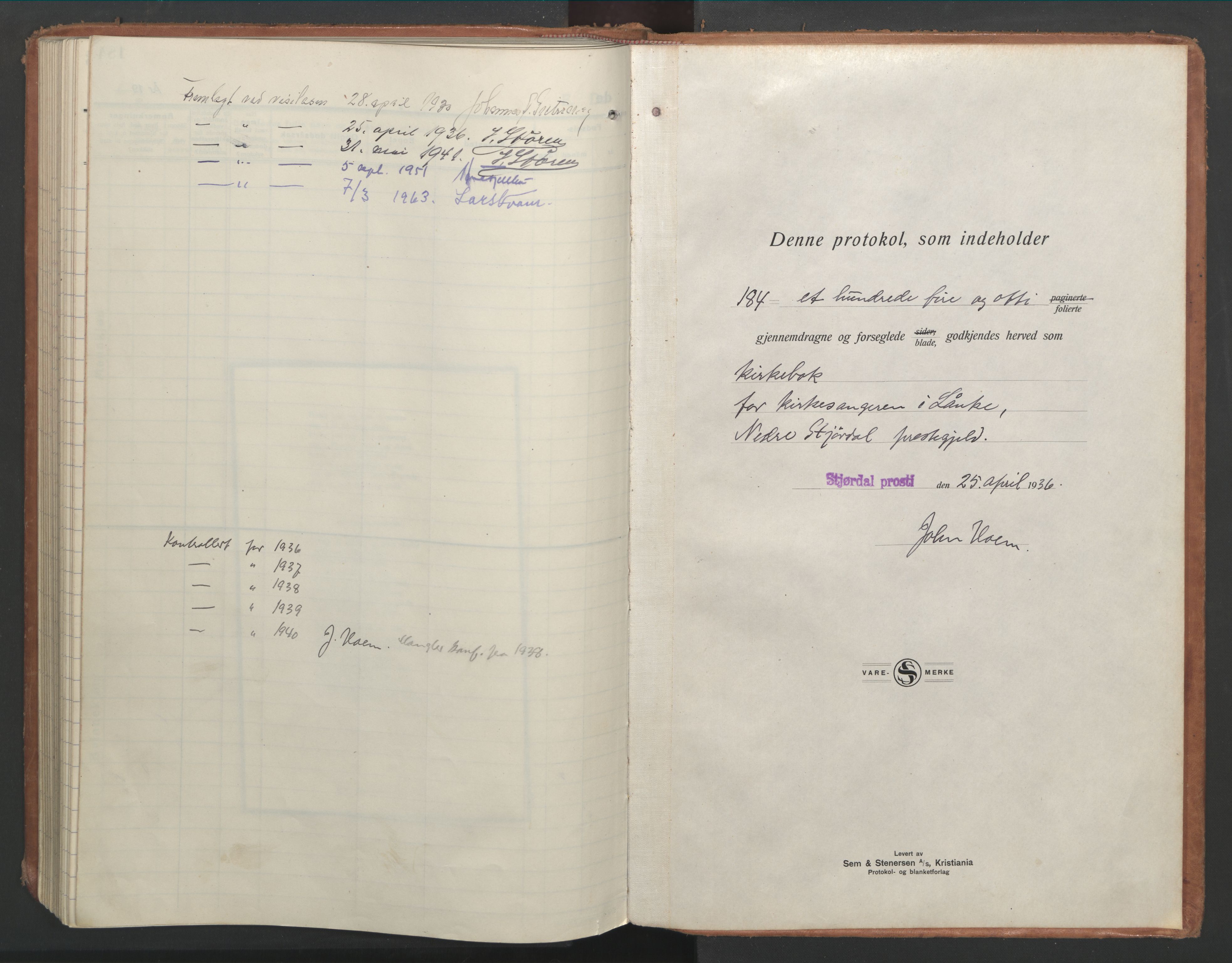 Ministerialprotokoller, klokkerbøker og fødselsregistre - Nord-Trøndelag, AV/SAT-A-1458/710/L0097: Klokkerbok nr. 710C02, 1925-1955