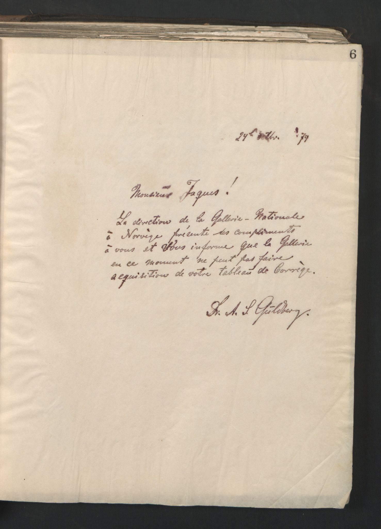 Nasjonalgalleriet, NMFK/NG-1000/B/L0002: Kopibok for maleri, skulptur, Kobberstikk- og håndtegningsamlingen., 1874-1898, s. 55