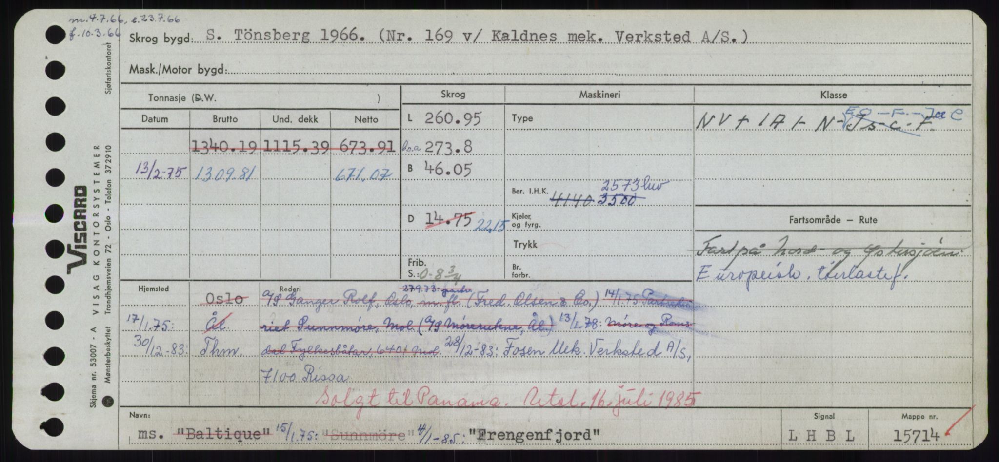 Sjøfartsdirektoratet med forløpere, Skipsmålingen, AV/RA-S-1627/H/Hd/L0011: Fartøy, Fla-Får, s. 401