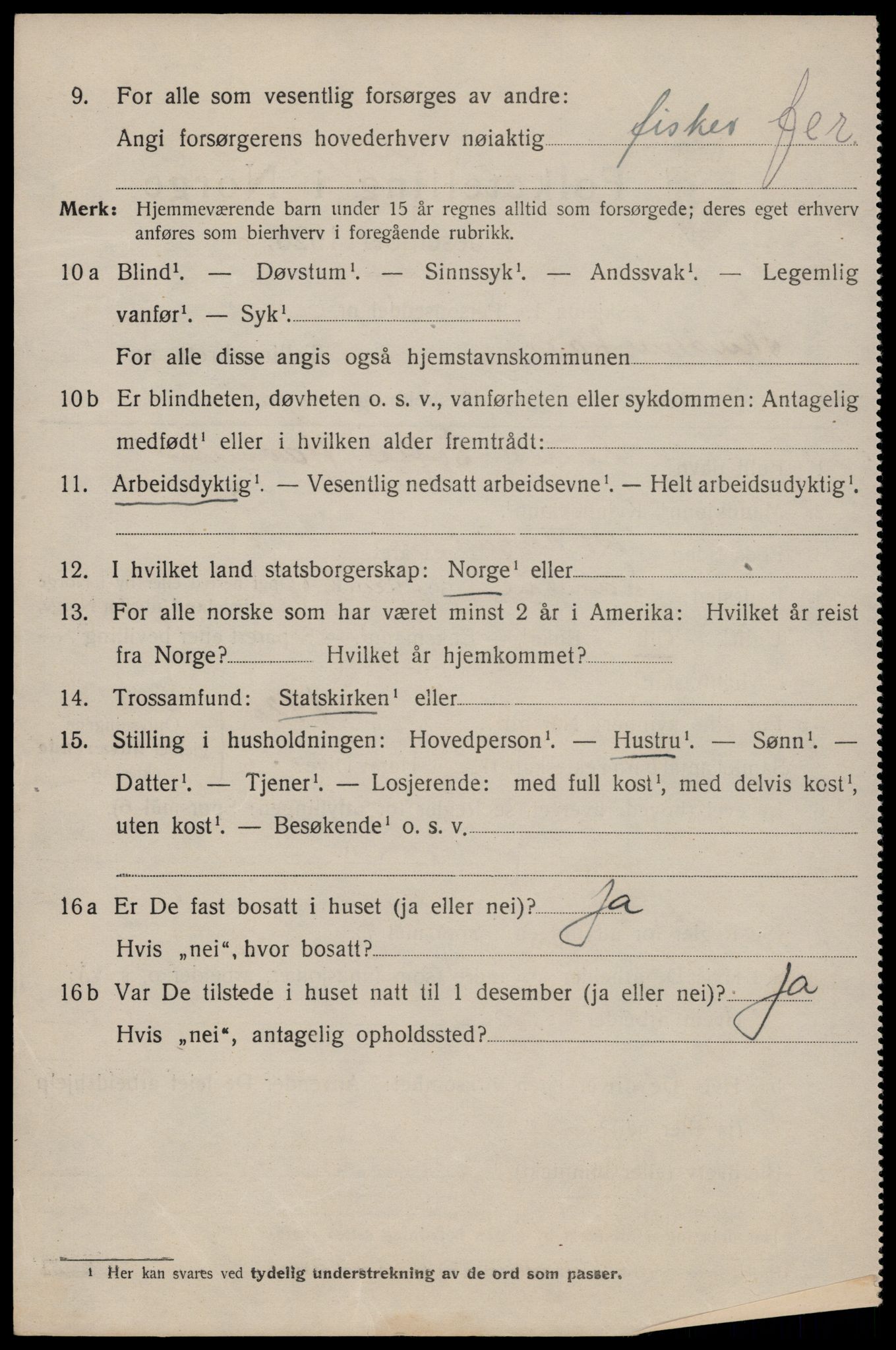 SAST, Folketelling 1920 for 1104 Skudeneshavn ladested, 1920, s. 1377