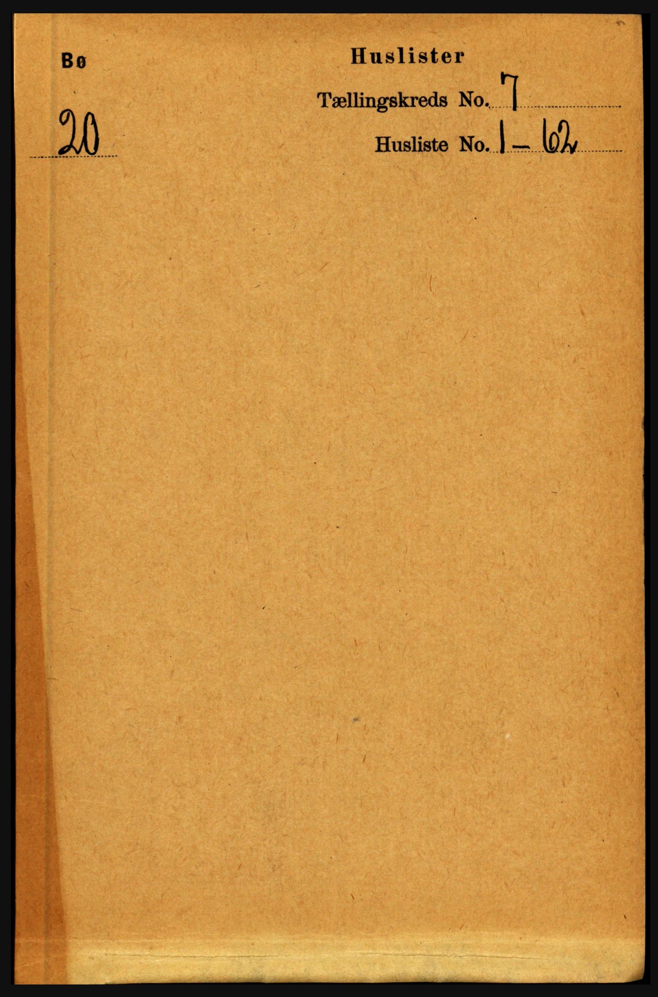RA, Folketelling 1891 for 1867 Bø herred, 1891, s. 2422