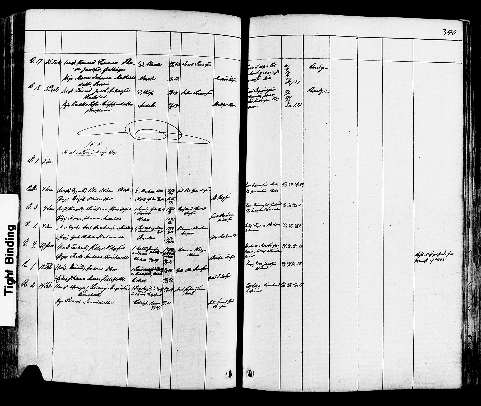 Botne kirkebøker, SAKO/A-340/F/Fa/L0006: Ministerialbok nr. I 6, 1836-1877, s. 340