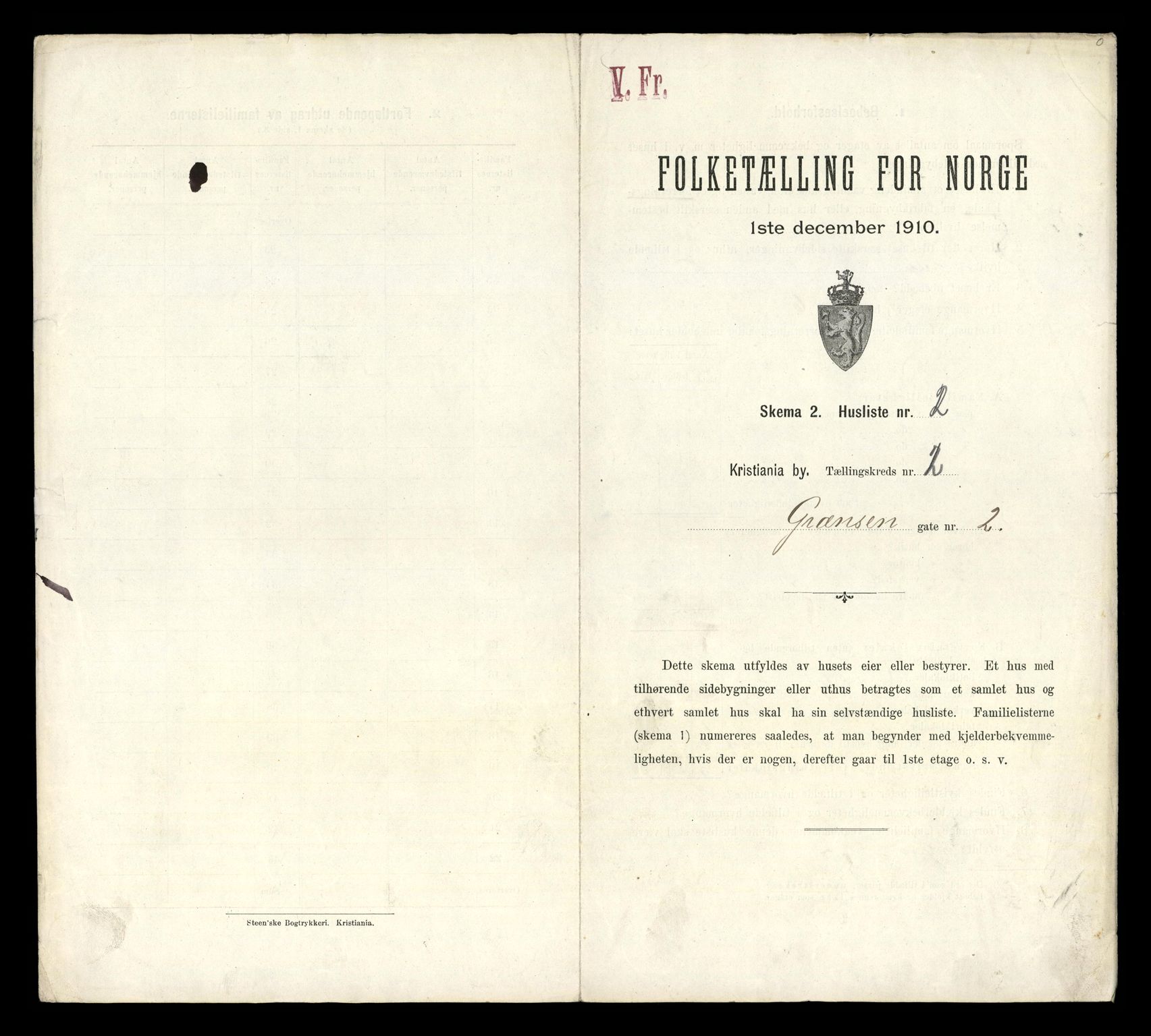 RA, Folketelling 1910 for 0301 Kristiania kjøpstad, 1910, s. 29631