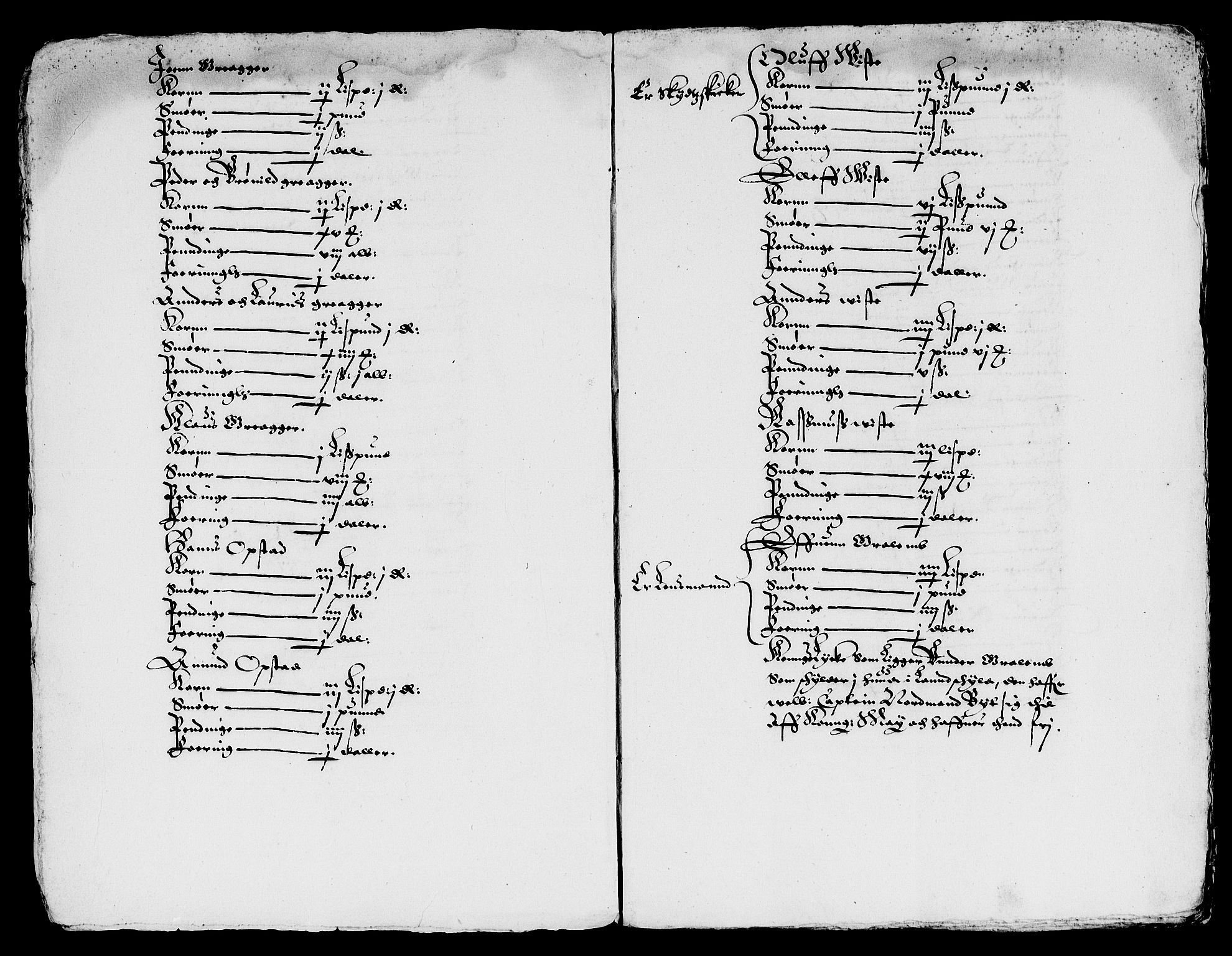 Rentekammeret inntil 1814, Reviderte regnskaper, Lensregnskaper, AV/RA-EA-5023/R/Rb/Rba/L0043: Akershus len, 1608-1618