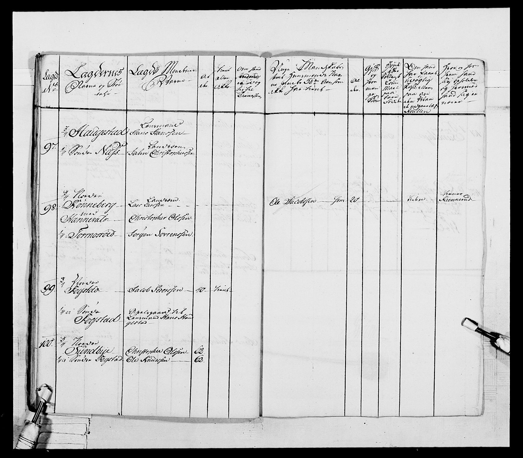 Generalitets- og kommissariatskollegiet, Det kongelige norske kommissariatskollegium, AV/RA-EA-5420/E/Eh/L0037: 1. Akershusiske nasjonale infanteriregiment, 1767-1773, s. 292