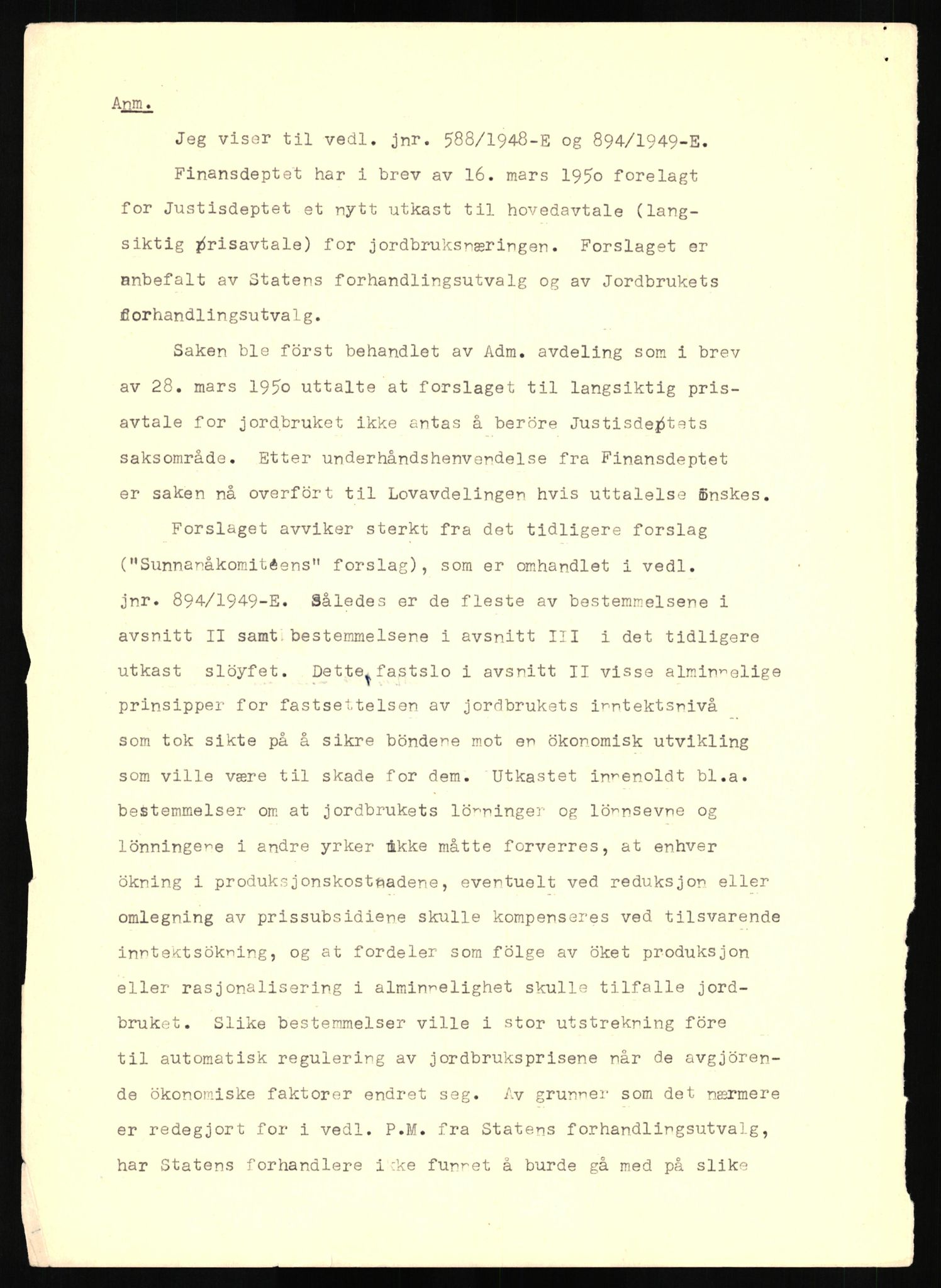 Justisdepartementet, Lovavdelingen, AV/RA-S-3212/D/Dc/L0024/0001: Grunnloven / Grunnlovens forståelse. 2 mapper, 1950