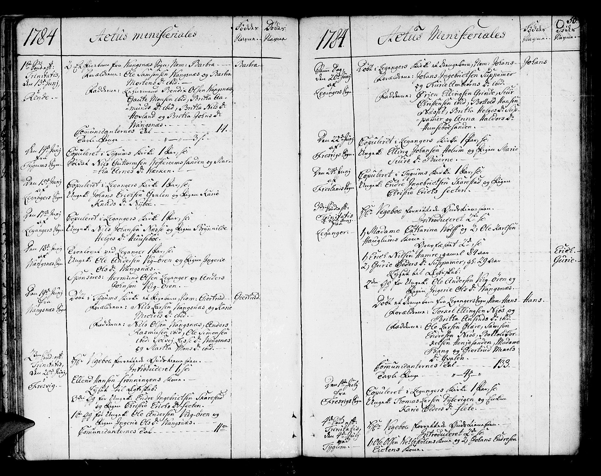 Leikanger sokneprestembete, SAB/A-81001: Ministerialbok nr. A 4, 1770-1791, s. 50
