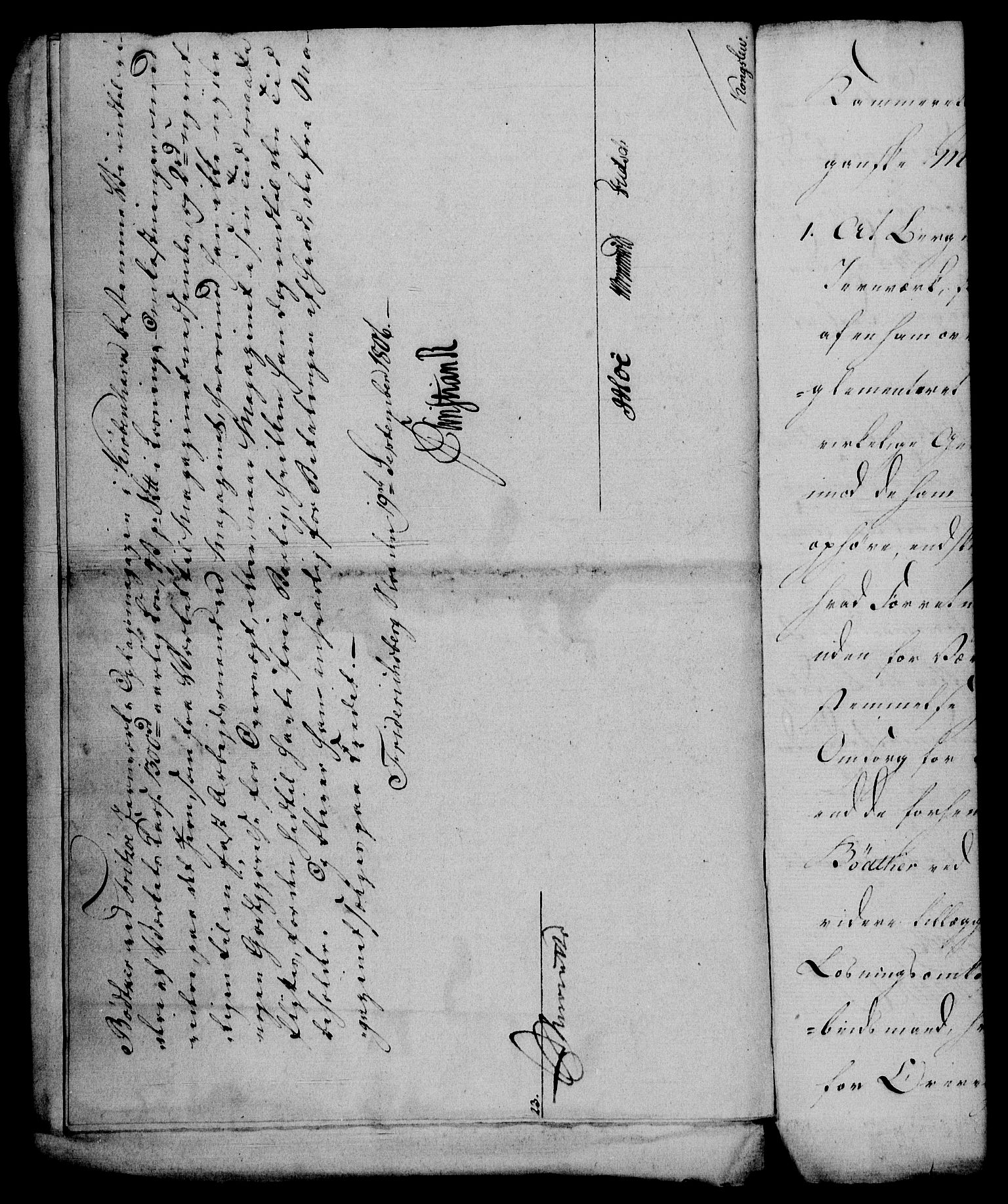 Rentekammeret, Renteskriverkontorene, AV/RA-EA-3115/M/Mf/Mfb/L0007: Relasjons- og resolusjonsprotokoll med register (merket RK 54.13), 1805-1806