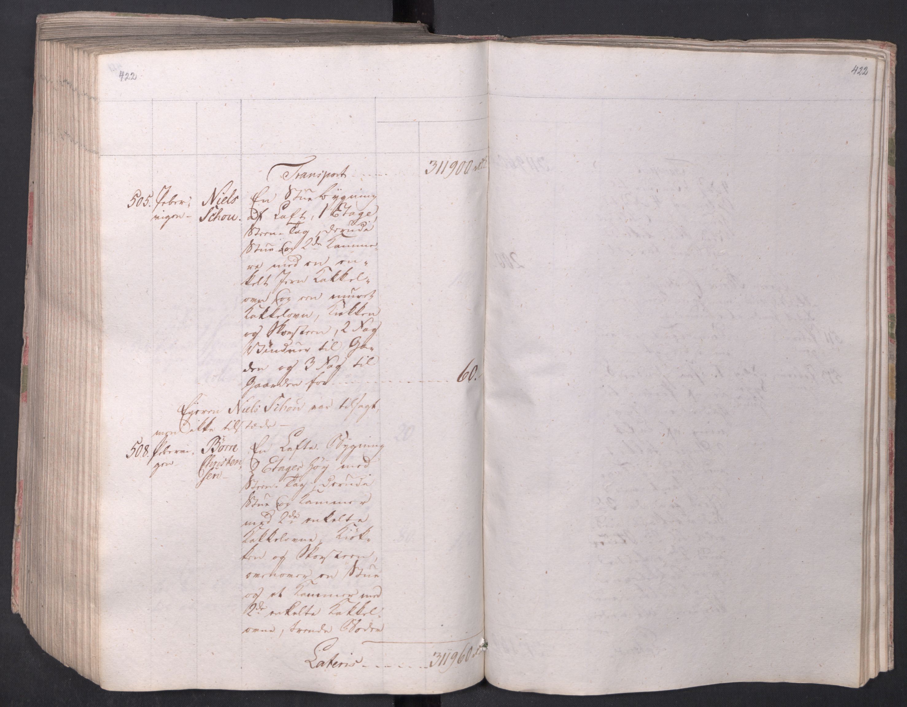 Kristiania stiftamt, AV/SAO-A-10386/I/Ia/L0015: Branntakster, 1797, s. 422