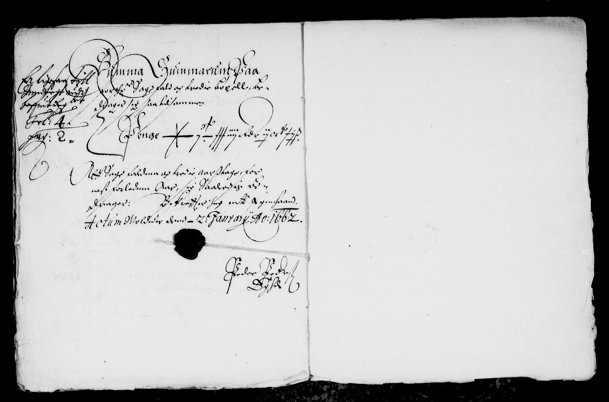 Rentekammeret inntil 1814, Reviderte regnskaper, Stiftamtstueregnskaper, Bergen stiftamt, RA/EA-6043/R/Rc/L0002: Bergen stiftamt, 1661