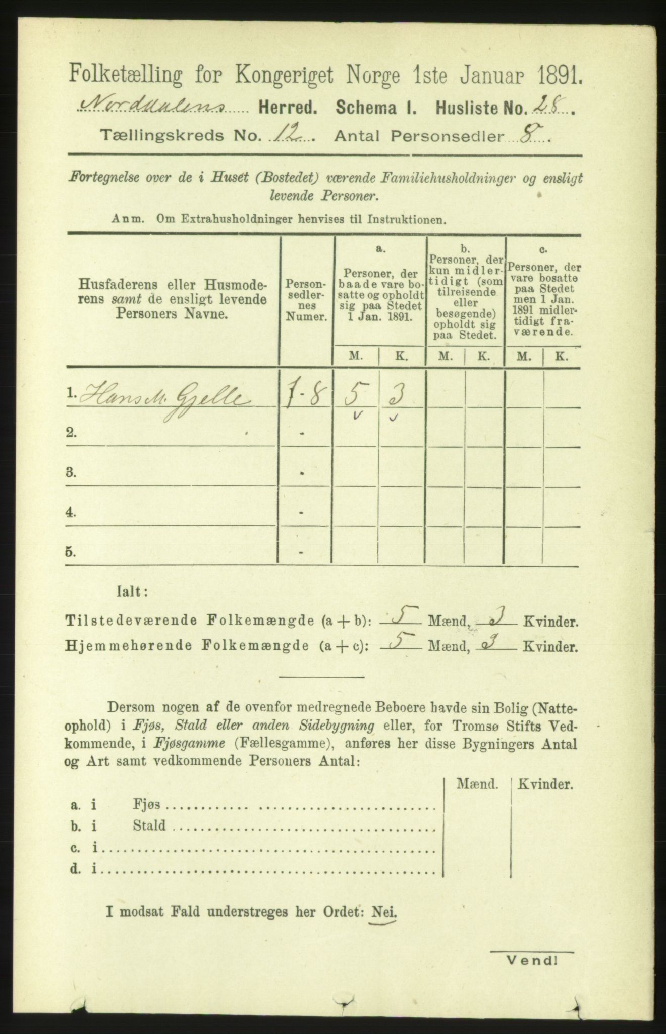 RA, Folketelling 1891 for 1524 Norddal herred, 1891, s. 2698