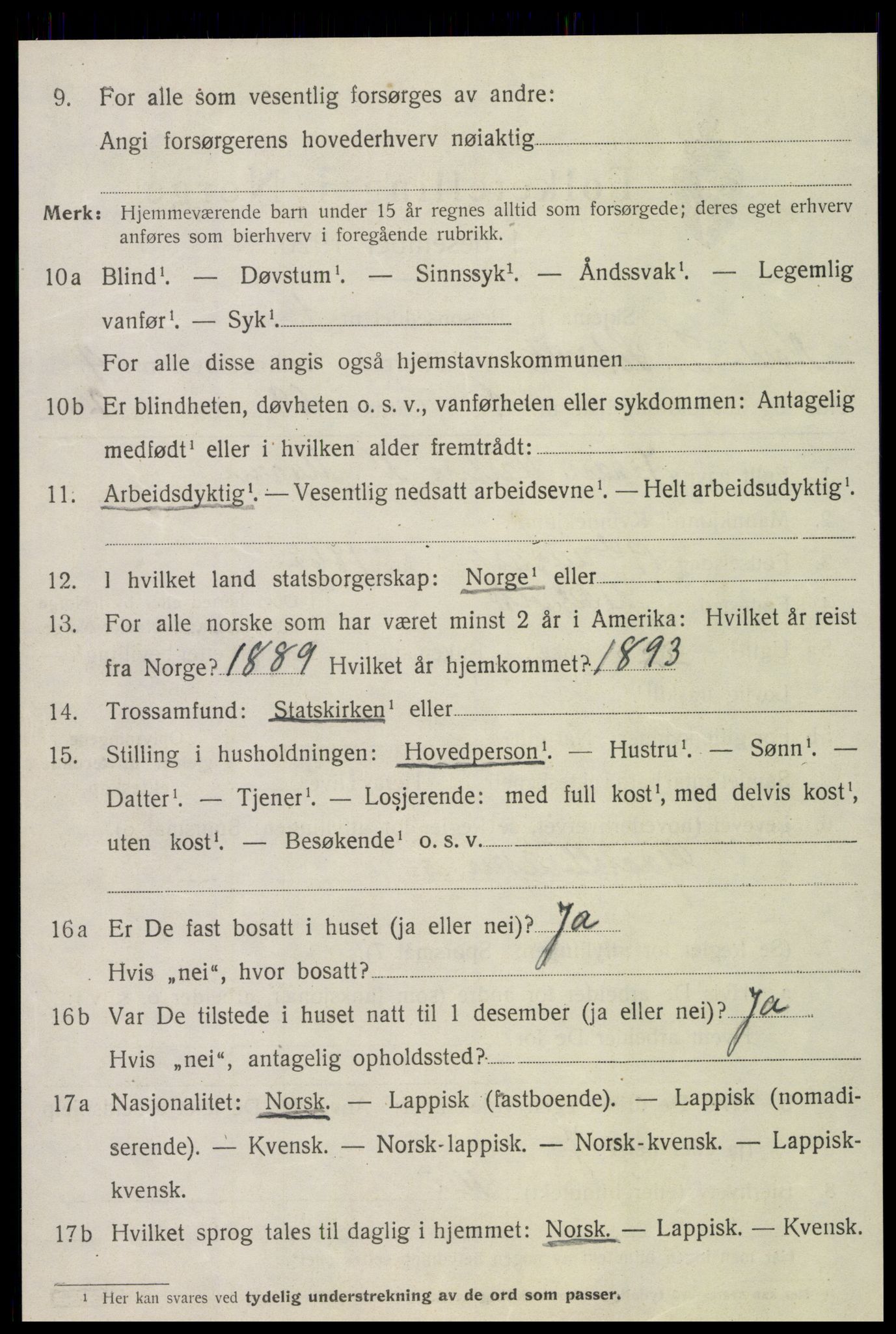 SAT, Folketelling 1920 for 1718 Leksvik herred, 1920, s. 3507
