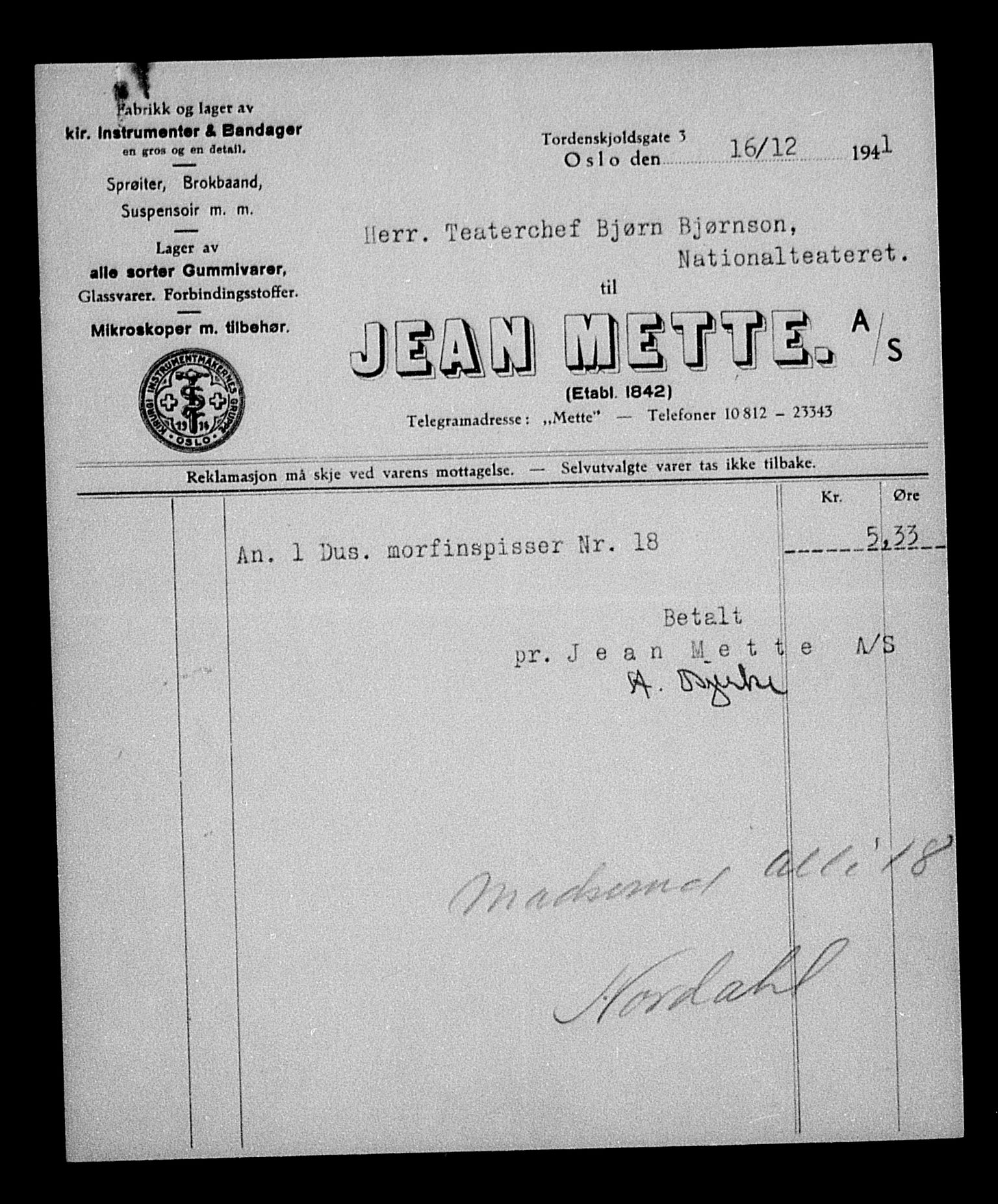 Justisdepartementet, Tilbakeføringskontoret for inndratte formuer, AV/RA-S-1564/H/Hc/Hcc/L0925: --, 1945-1947, s. 12