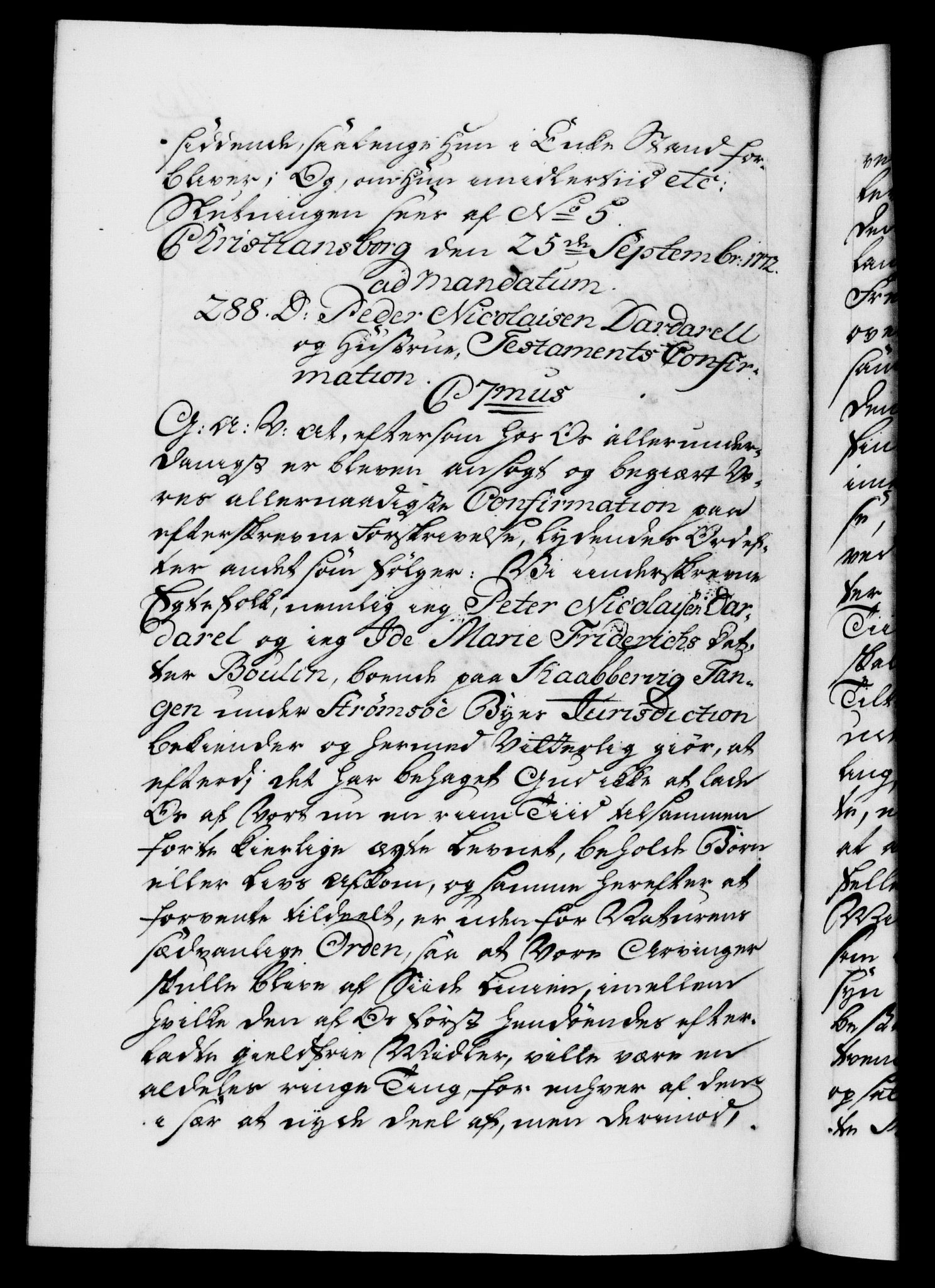 Danske Kanselli 1572-1799, AV/RA-EA-3023/F/Fc/Fca/Fcaa/L0045: Norske registre "Norske eller 3. dept.s åpne brev, 1771-1773, s. 416b