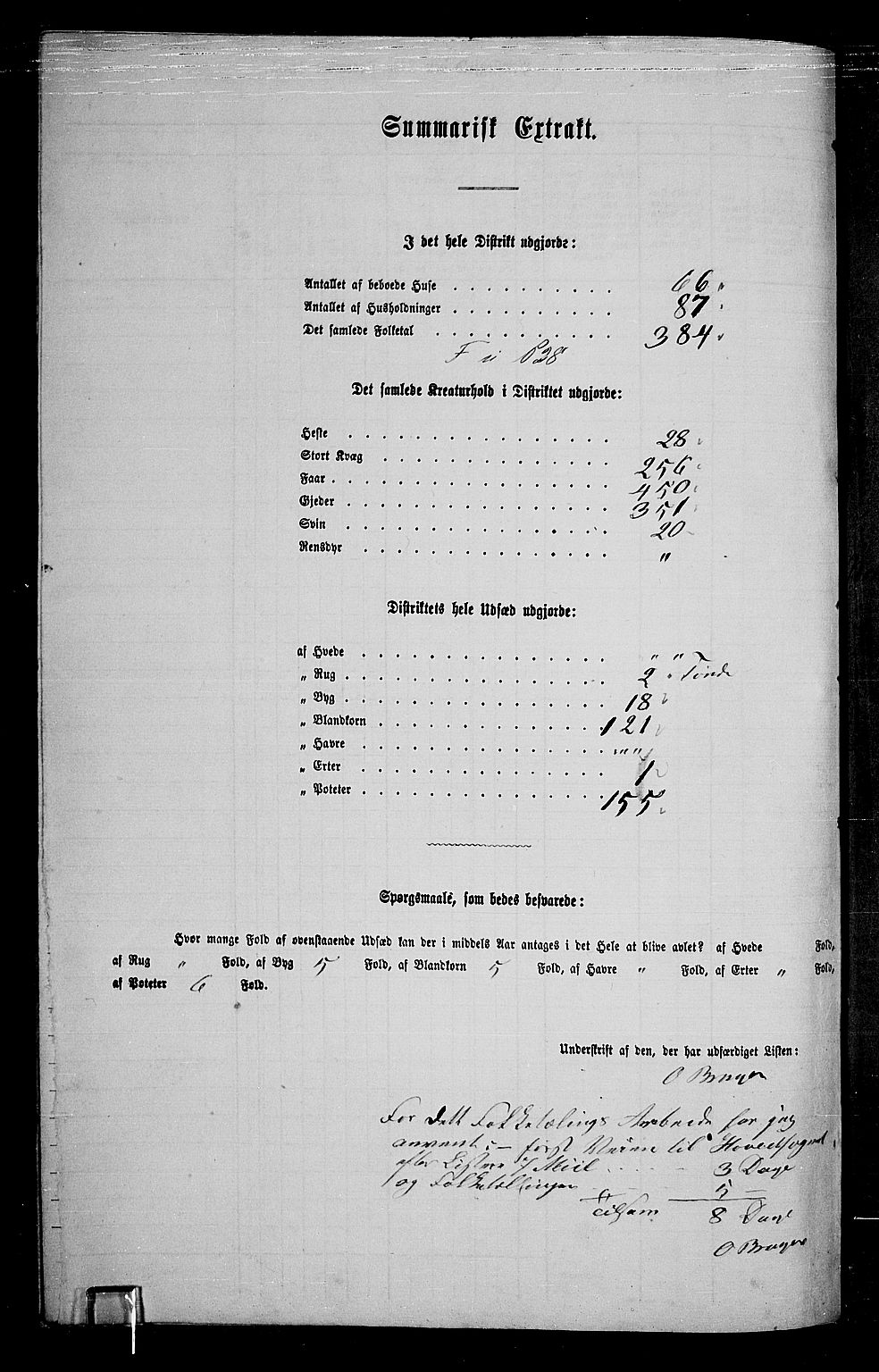 RA, Folketelling 1865 for 0540P Sør-Aurdal prestegjeld, 1865, s. 183