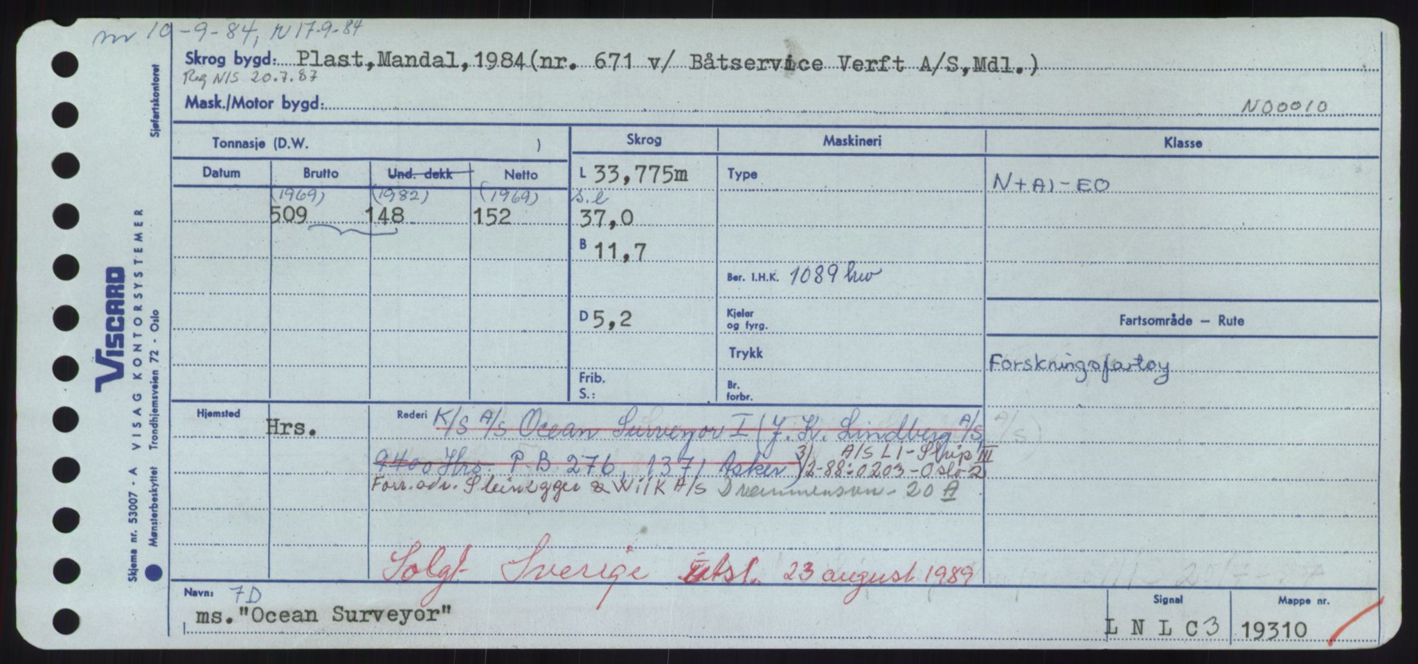 Sjøfartsdirektoratet med forløpere, Skipsmålingen, AV/RA-S-1627/H/Hd/L0028: Fartøy, O, s. 77