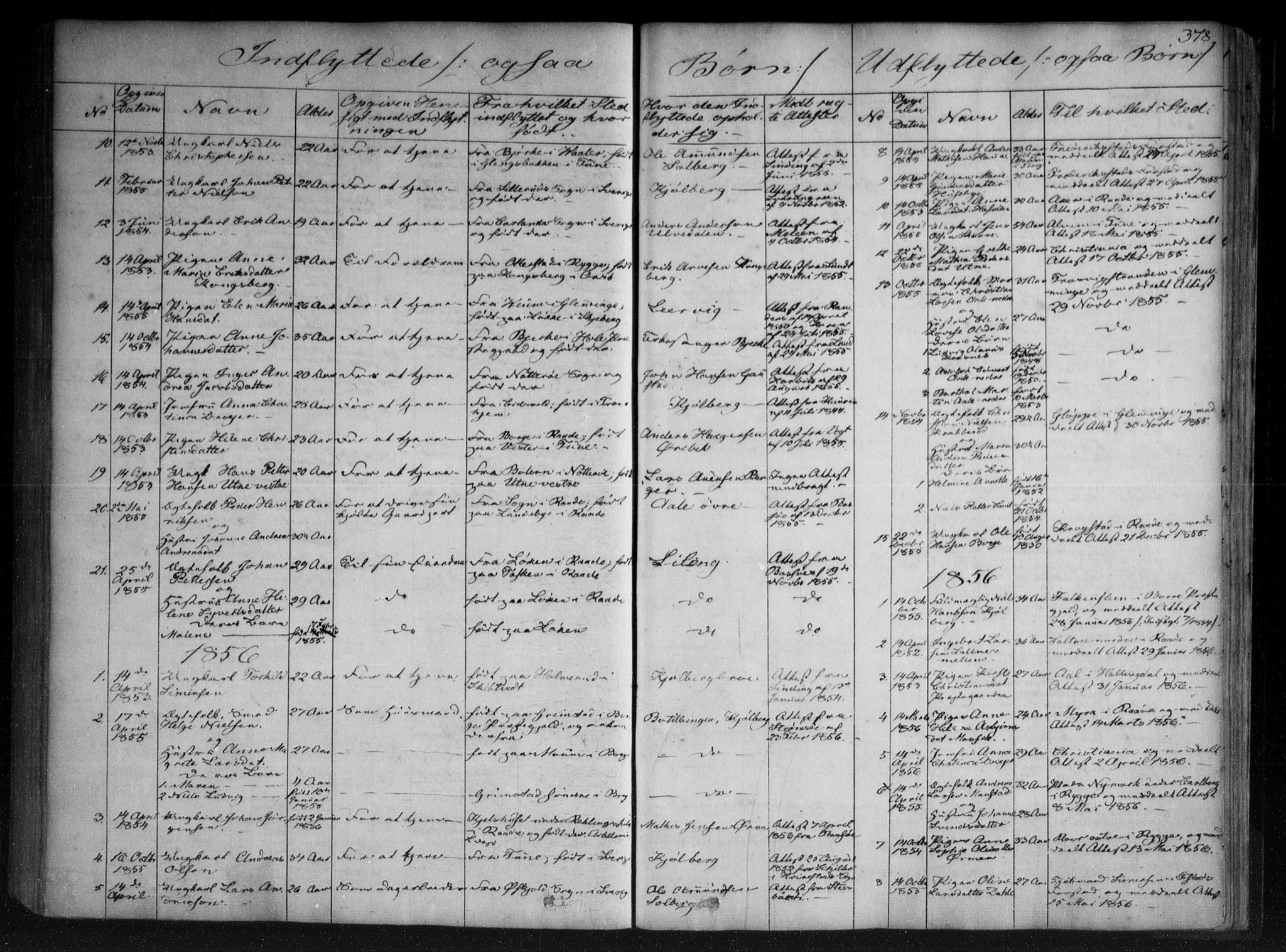 Onsøy prestekontor Kirkebøker, AV/SAO-A-10914/F/Fa/L0003: Ministerialbok nr. I 3, 1841-1860, s. 378