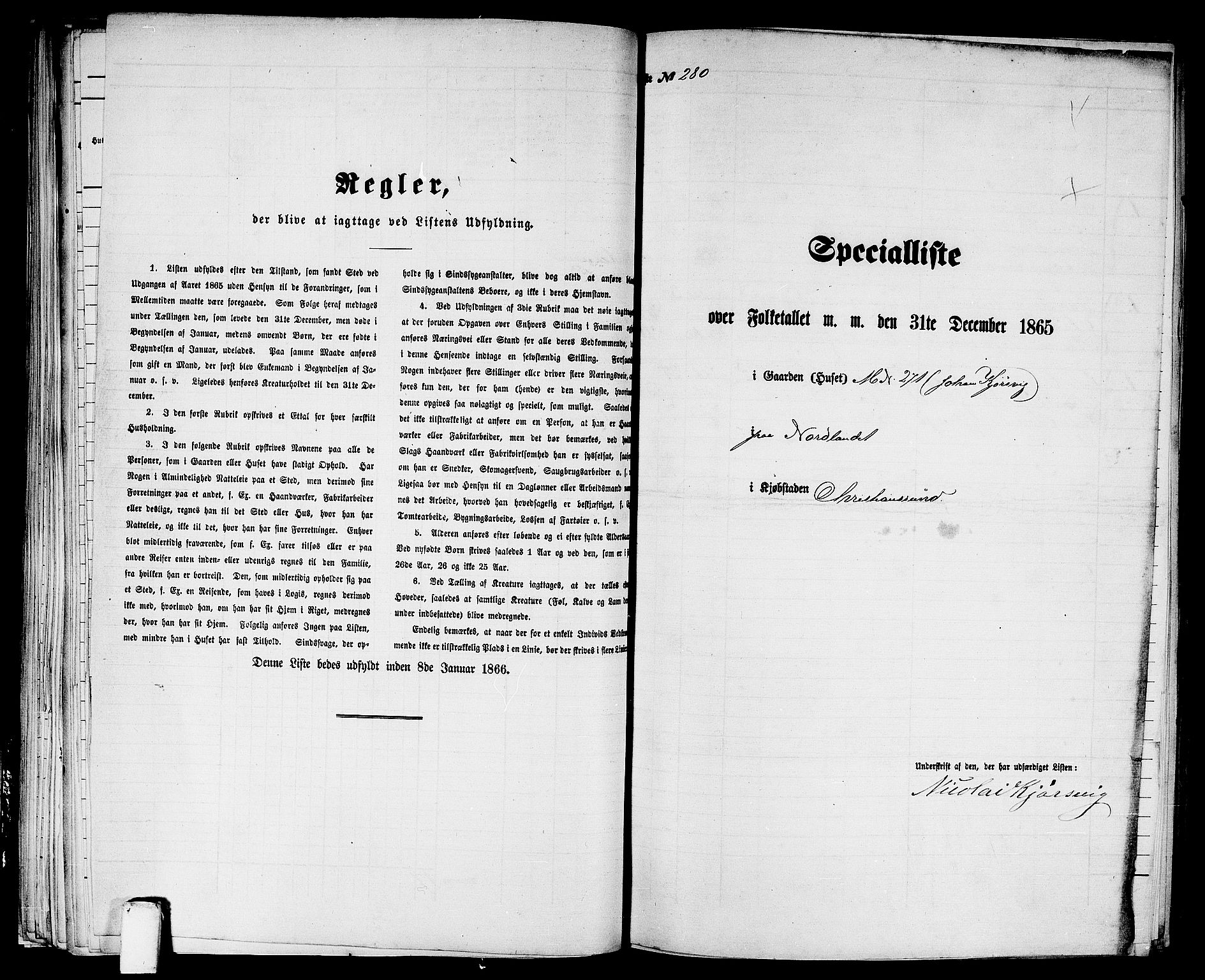 RA, Folketelling 1865 for 1503B Kristiansund prestegjeld, Kristiansund kjøpstad, 1865, s. 573