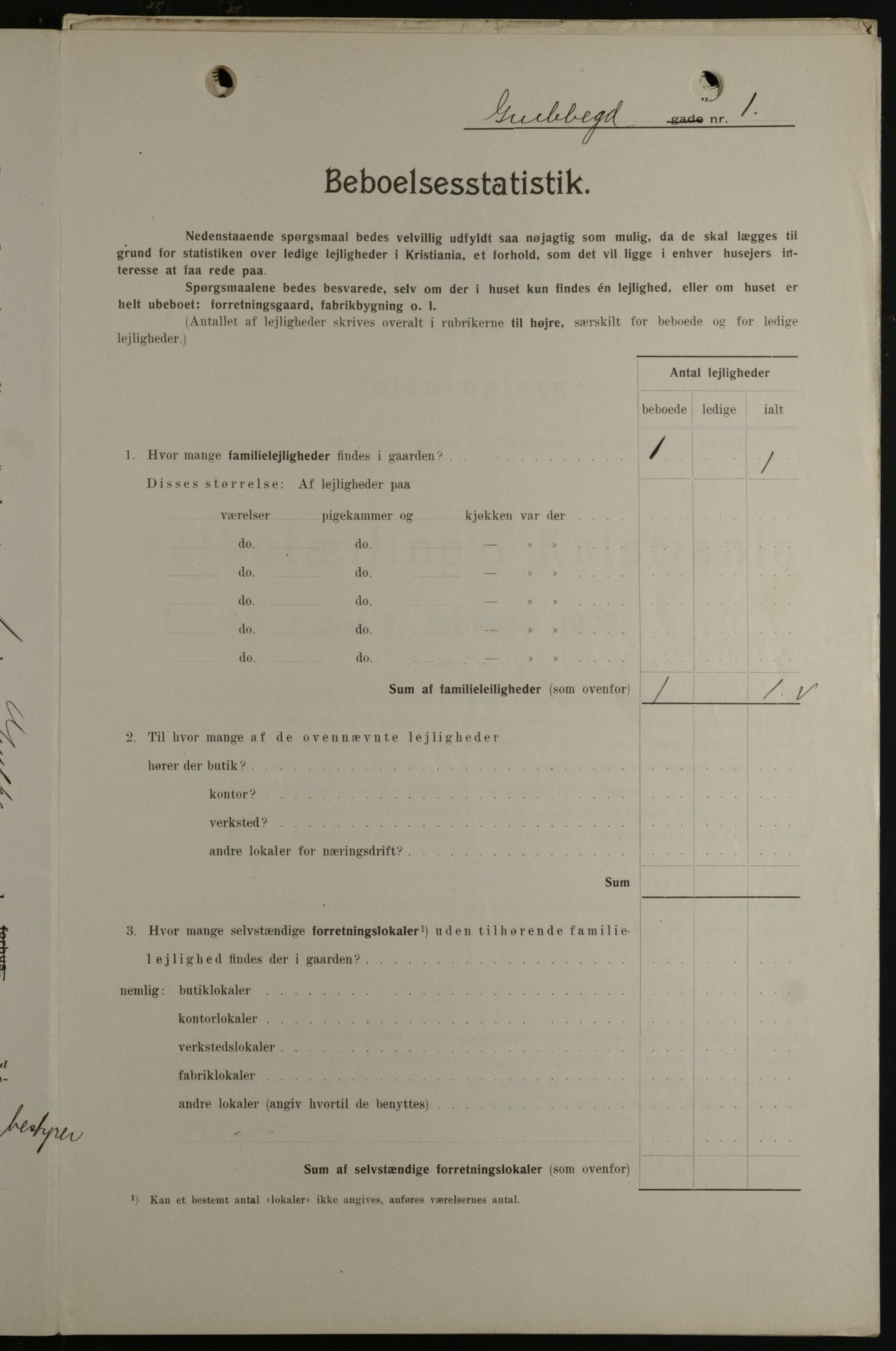 OBA, Kommunal folketelling 1.2.1908 for Kristiania kjøpstad, 1908, s. 27183