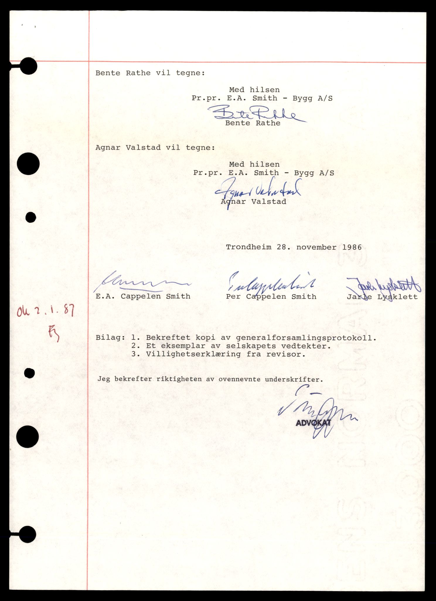 Trondheim byfogd, AV/SAT-A-0003/2/J/Jd/Jdd/L0050: Aksjeselskap, Smi-Sto, 1944-1990, s. 5