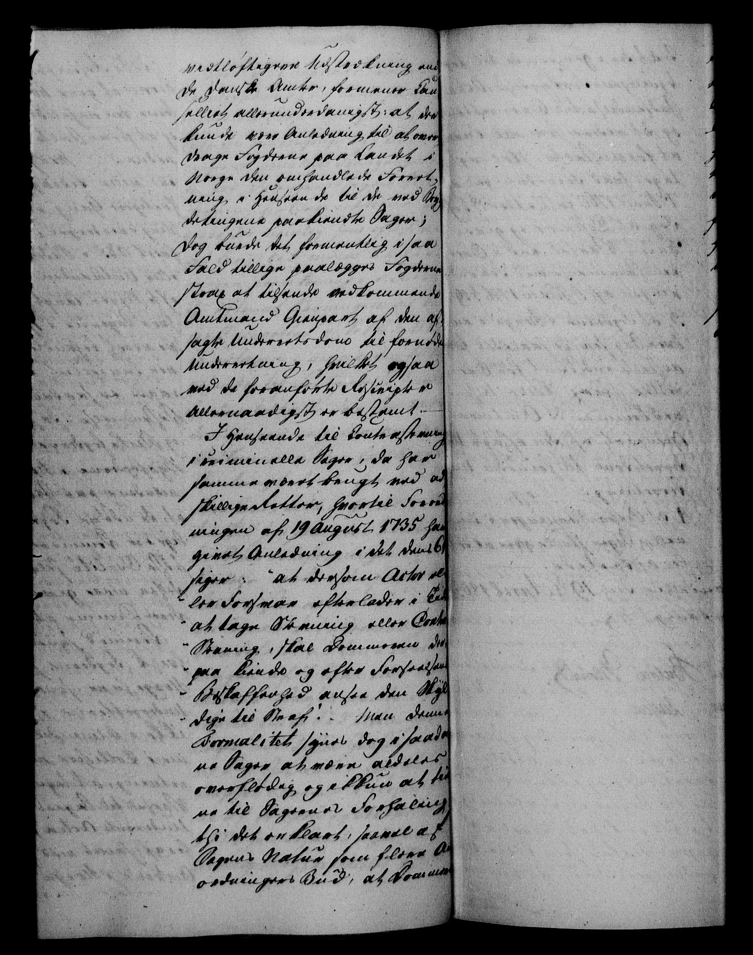 Danske Kanselli 1800-1814, AV/RA-EA-3024/H/Hf/Hfa/Hfab/L0006: Forestillinger, 1805