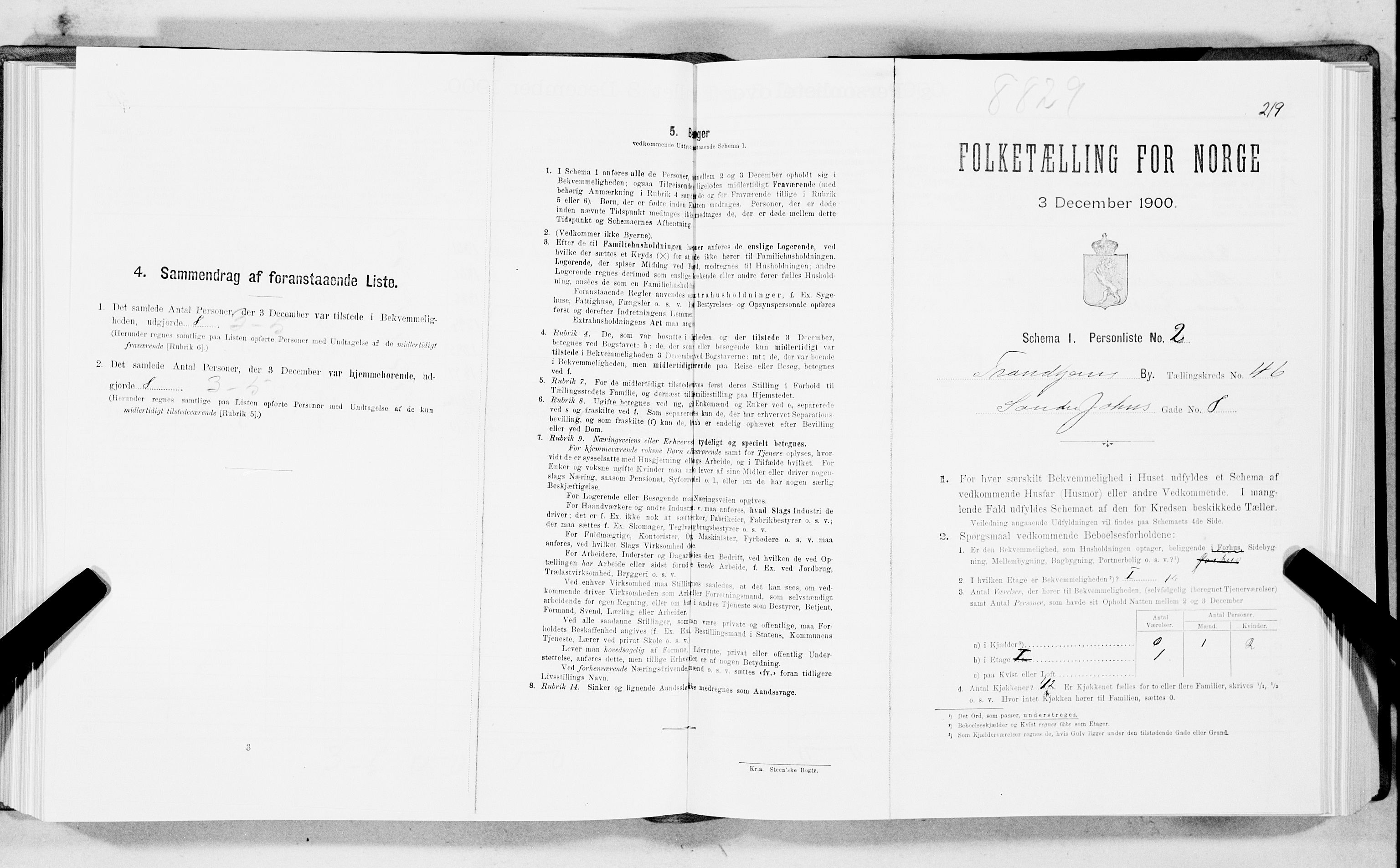 SAT, Folketelling 1900 for 1601 Trondheim kjøpstad, 1900, s. 7522