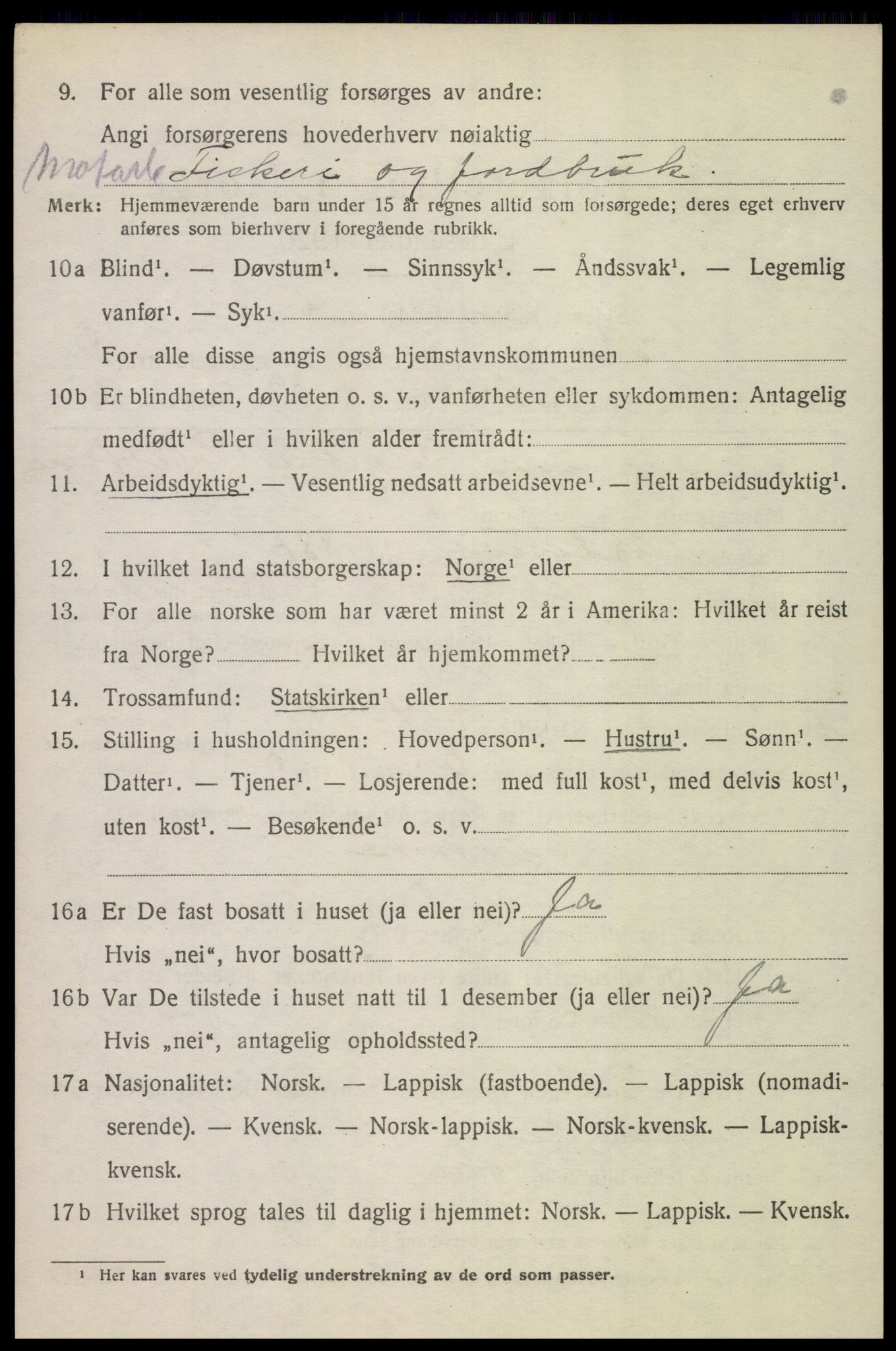 SAT, Folketelling 1920 for 1867 Bø herred, 1920, s. 7255