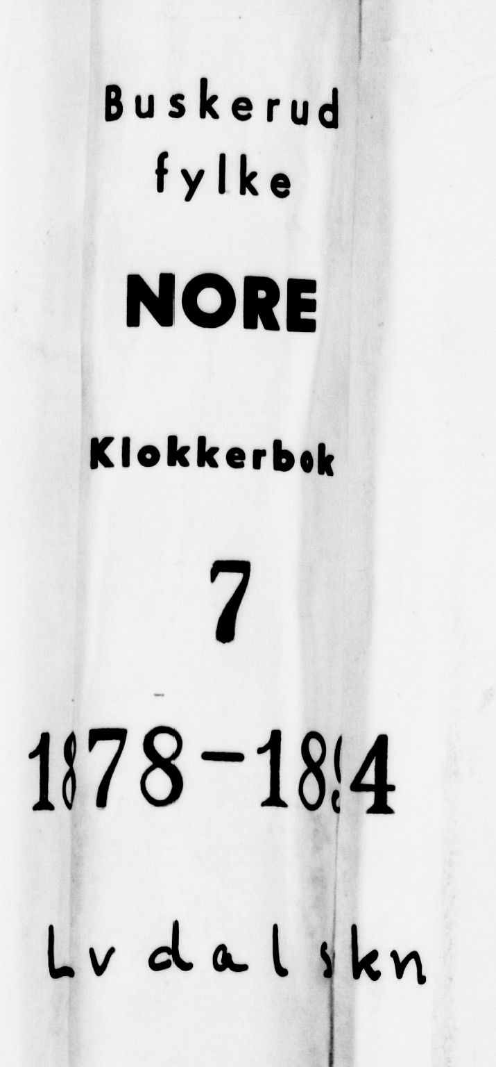 Nore kirkebøker, SAKO/A-238/G/Gb/L0002: Klokkerbok nr. II 2, 1878-1894