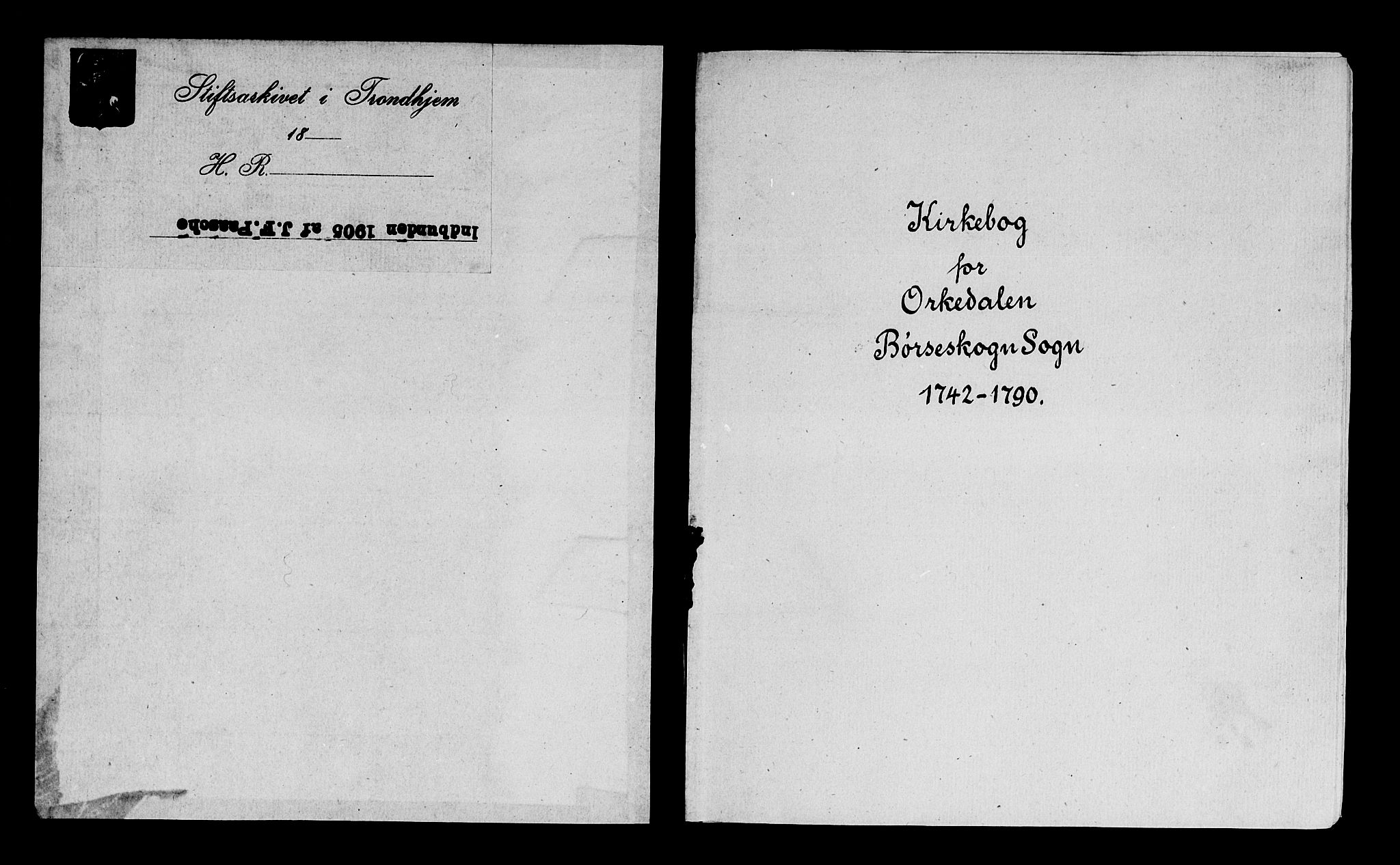 Ministerialprotokoller, klokkerbøker og fødselsregistre - Sør-Trøndelag, AV/SAT-A-1456/667/L0793: Ministerialbok nr. 667A01, 1742-1790