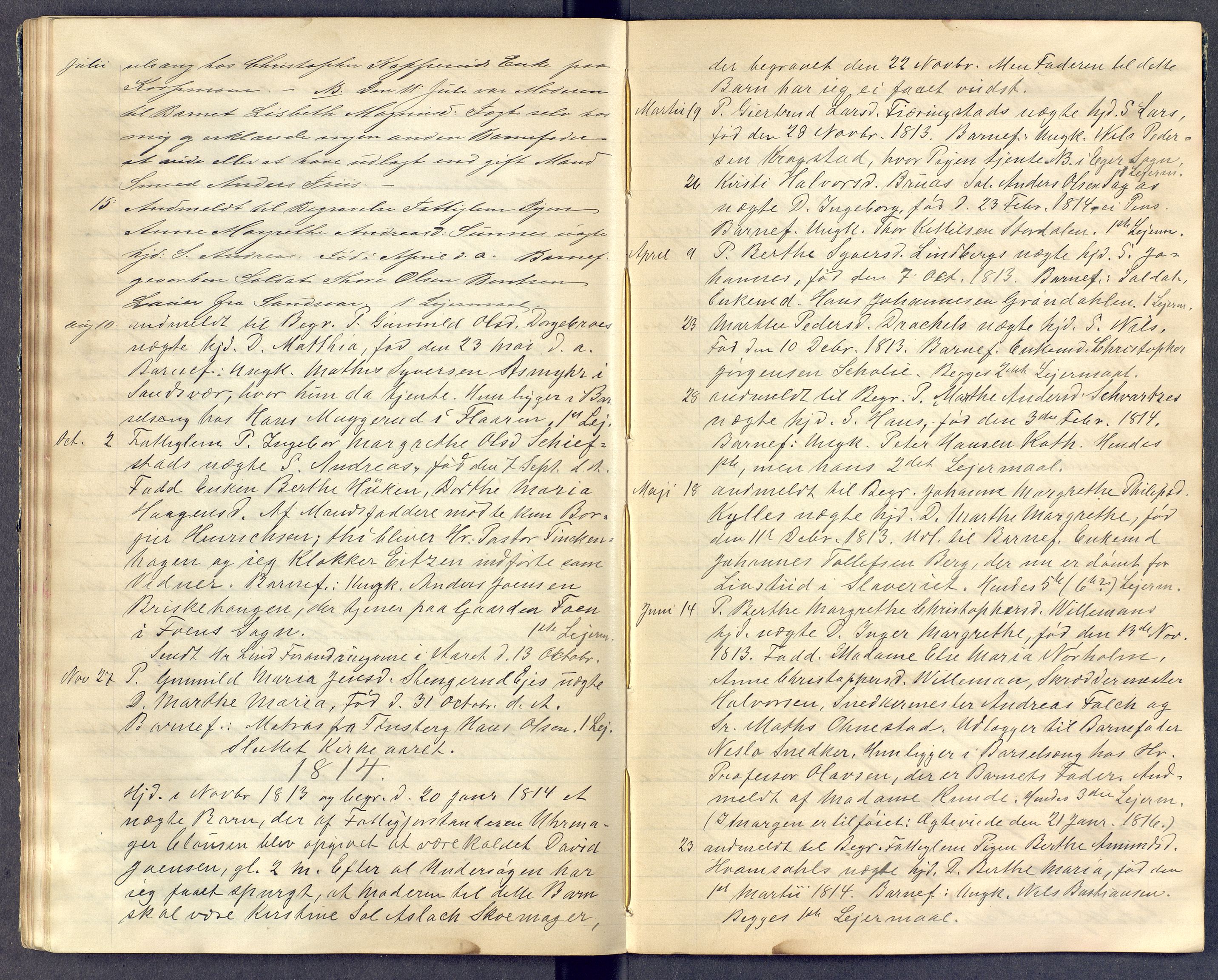 Kongsberg kirkebøker, AV/SAKO-A-22/G/Ga/L0000c: Klokkerbok nr. 0c, 1795-1816