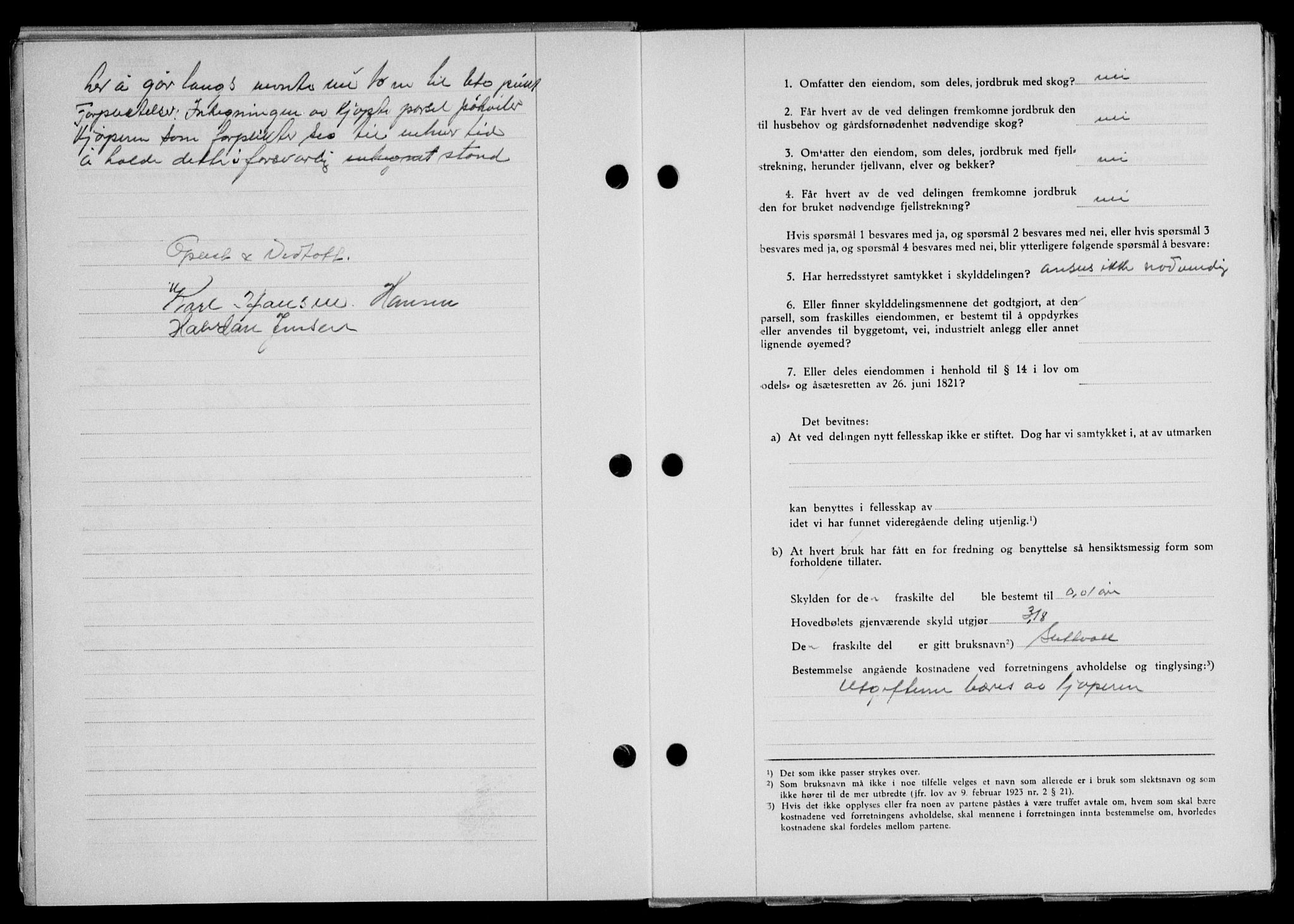 Lofoten sorenskriveri, SAT/A-0017/1/2/2C/L0014a: Pantebok nr. 14a, 1946-1946, Dagboknr: 880/1946