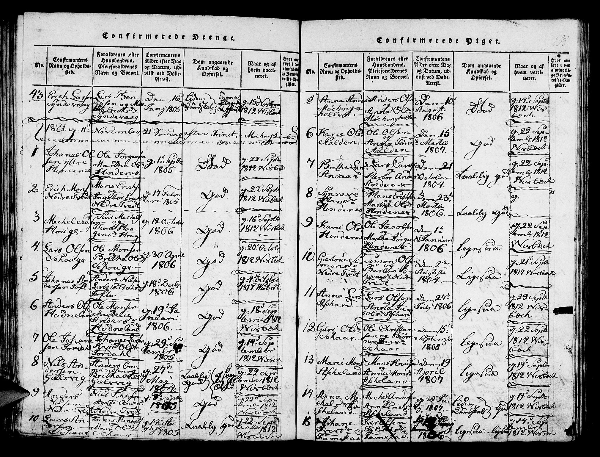 Lindås Sokneprestembete, AV/SAB-A-76701/H/Haa/Haaa/L0007: Ministerialbok nr. A 7, 1816-1823, s. 258